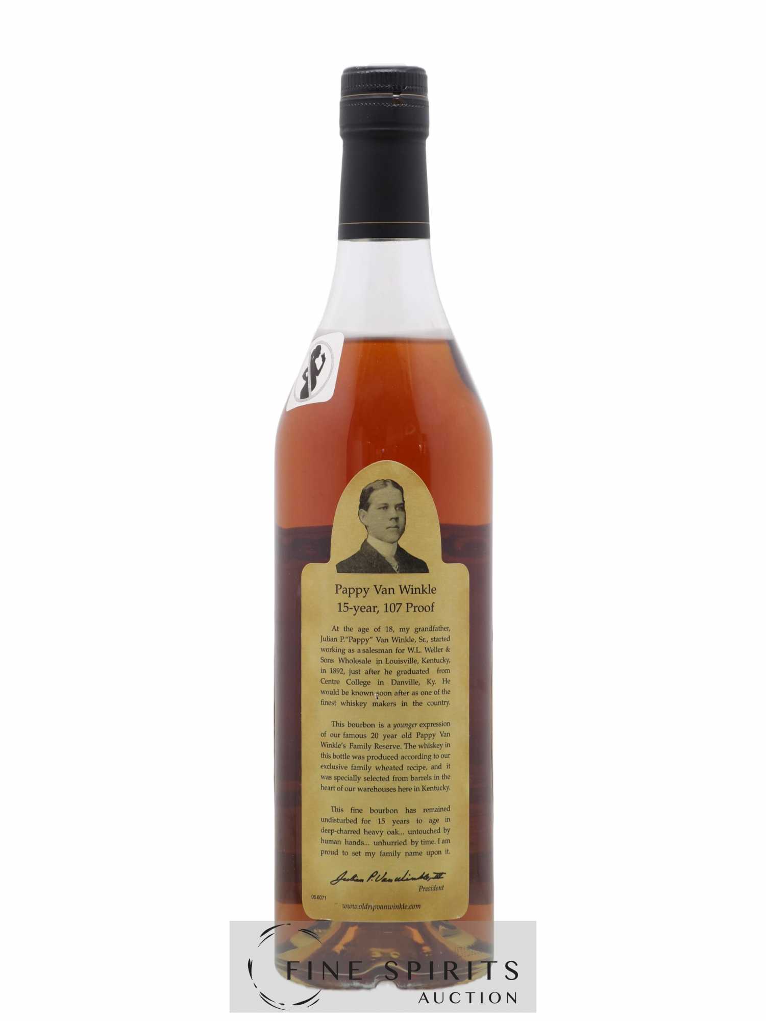 Pappy Van Winkle's 15 years Of. Family Reserve - Lot of 1 bottle - 1