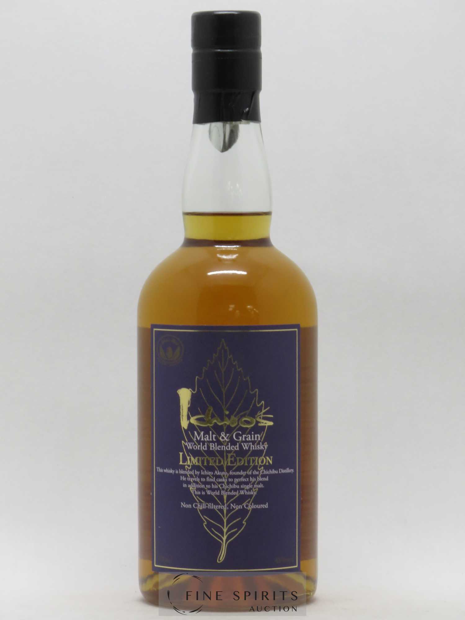 Ichiro's Malt Of. Malt & Grain - World Blended Whisky Non-Chill filtered LMDW Limited Edition - Lot de 1 bouteille - 1