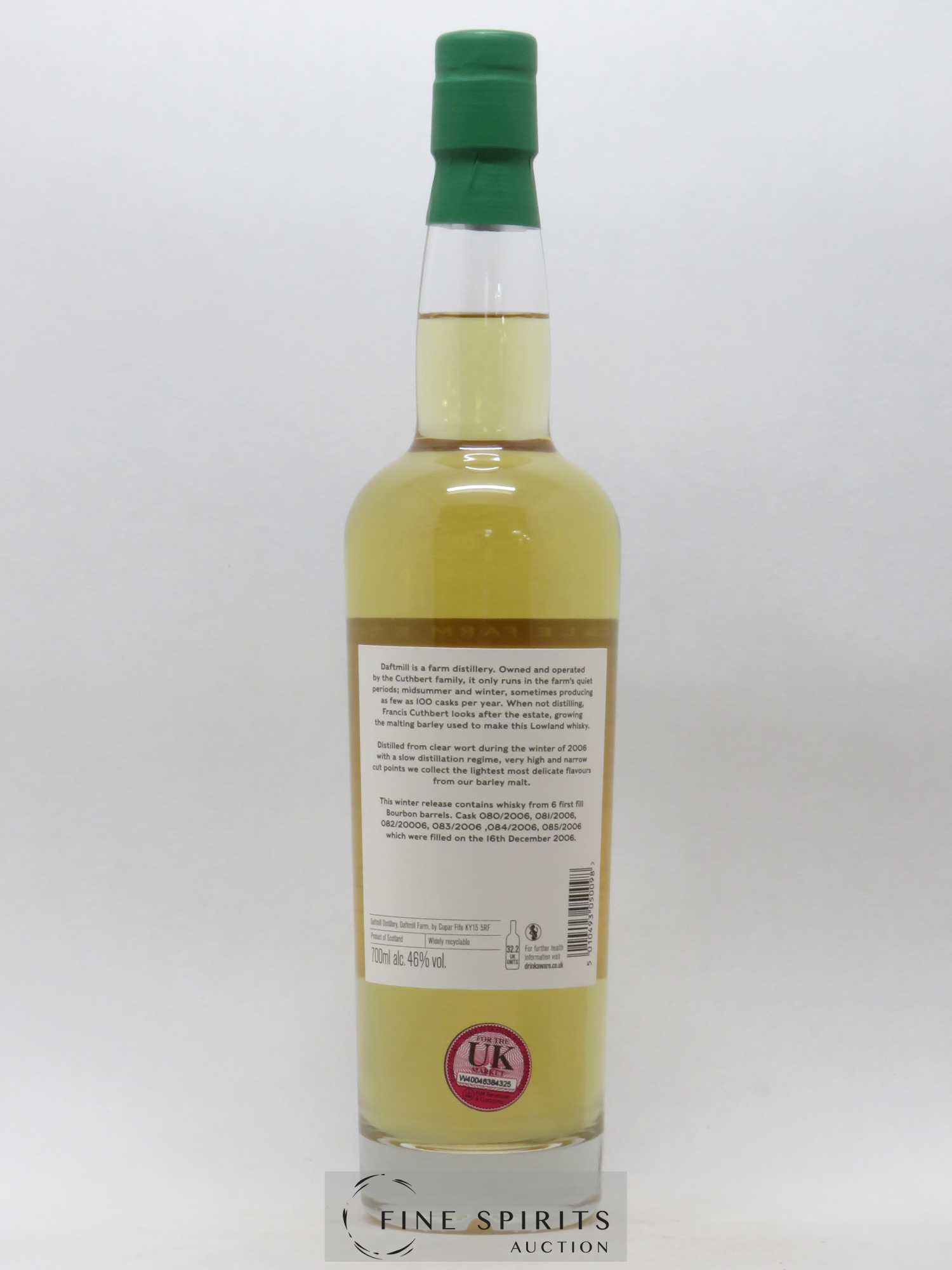 Daftmill 2006 Of. Single Farm Estate Winter Batch Release - bottled 2018 Limited Edition of 1625 bottles - Lot de 1 bouteille - 1