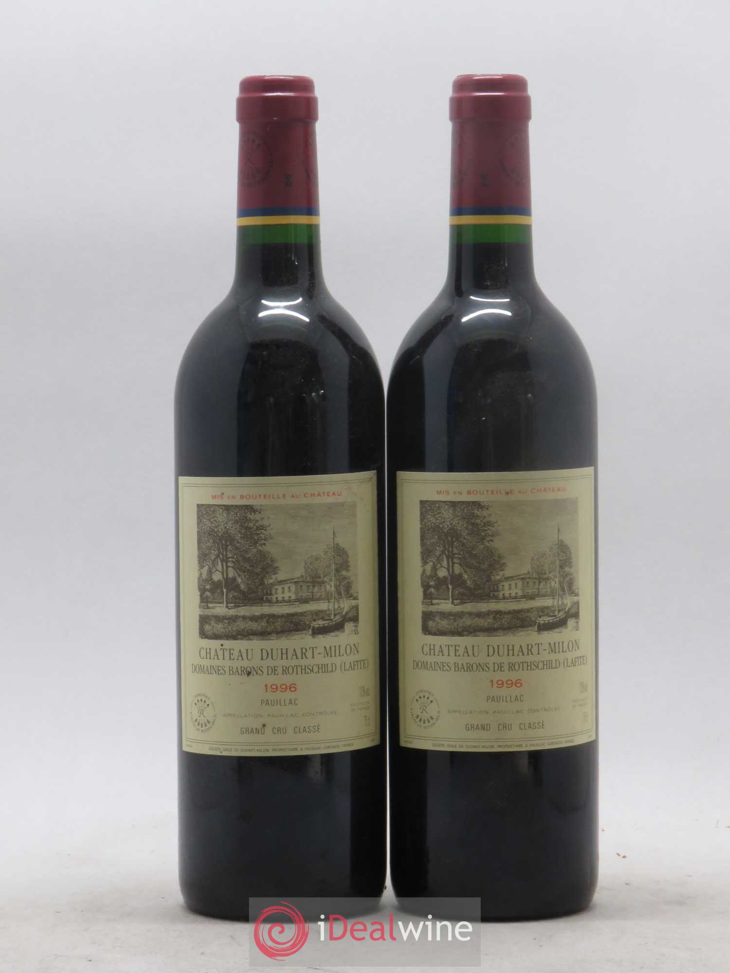 Château Duhart-Milon 4ème Grand Cru Classé 1996 - Lot de 2 bouteilles - 0
