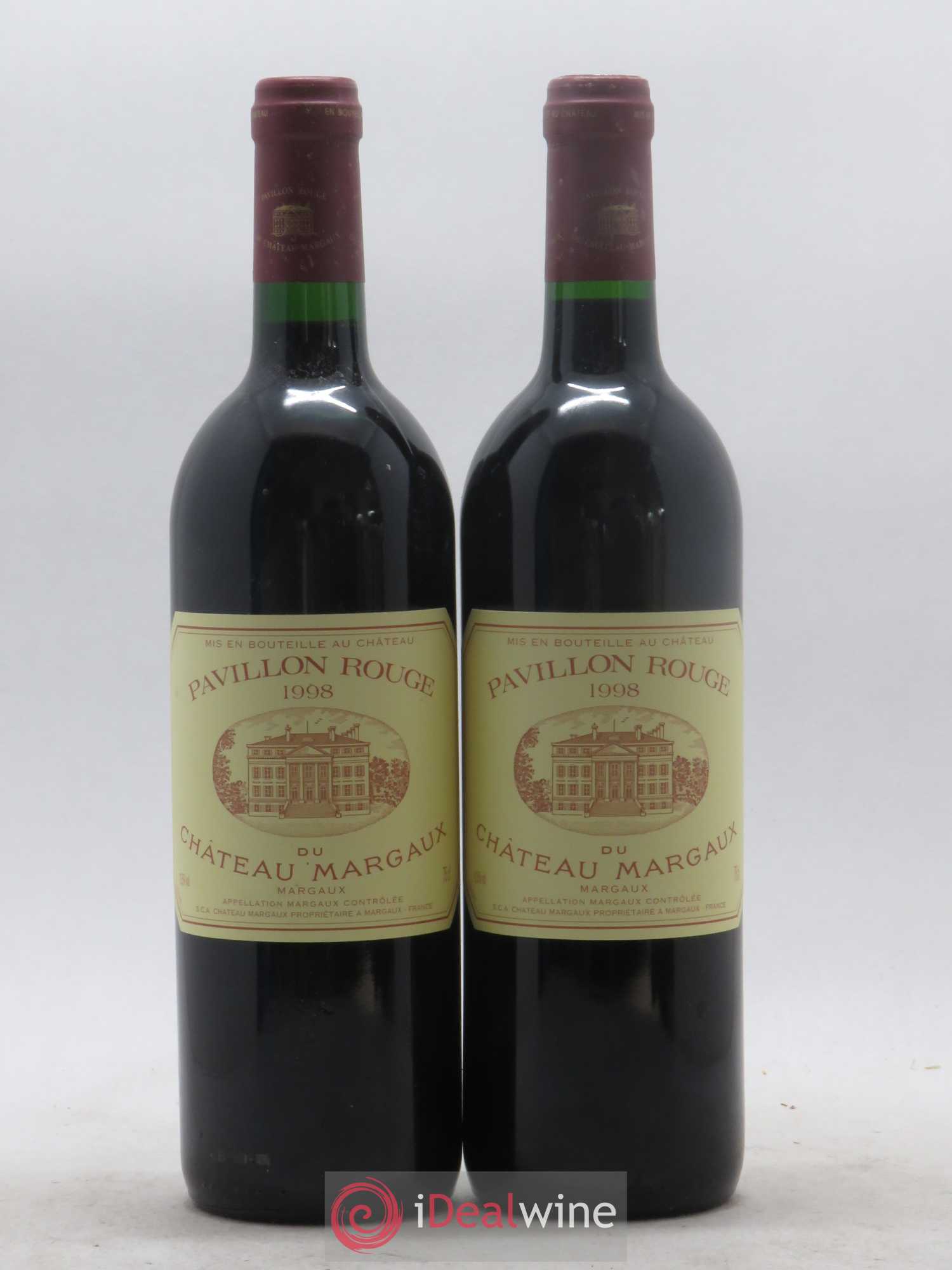 Pavillon Rouge du Château Margaux Second Vin 1998 - Lot de 2 bouteilles - 0