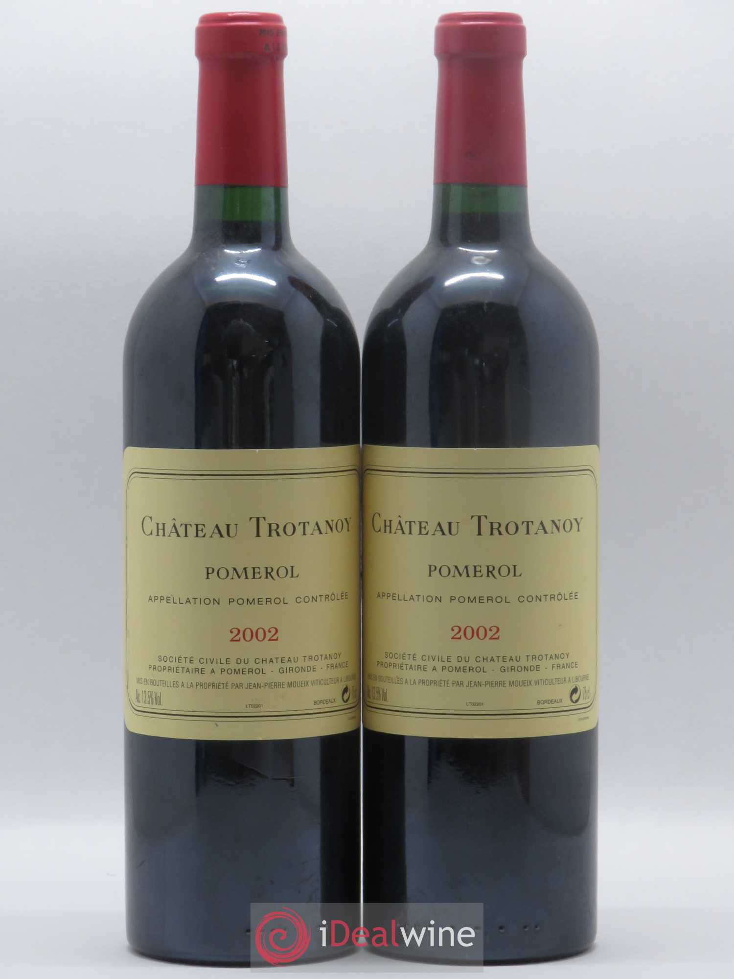 Château Trotanoy 2002 - Lot de 2 bouteilles - 0