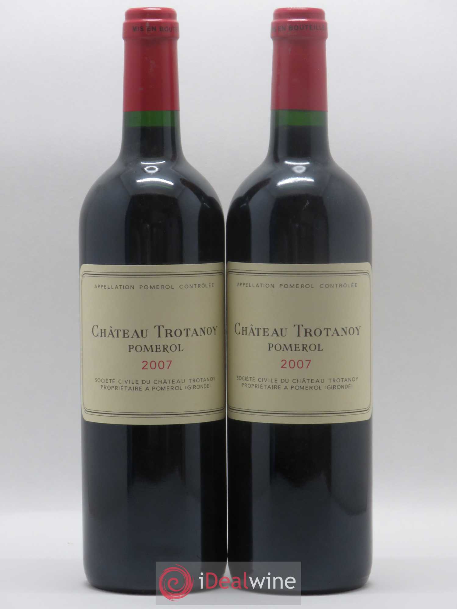 Château Trotanoy 2007 - Lot de 2 bouteilles - 0