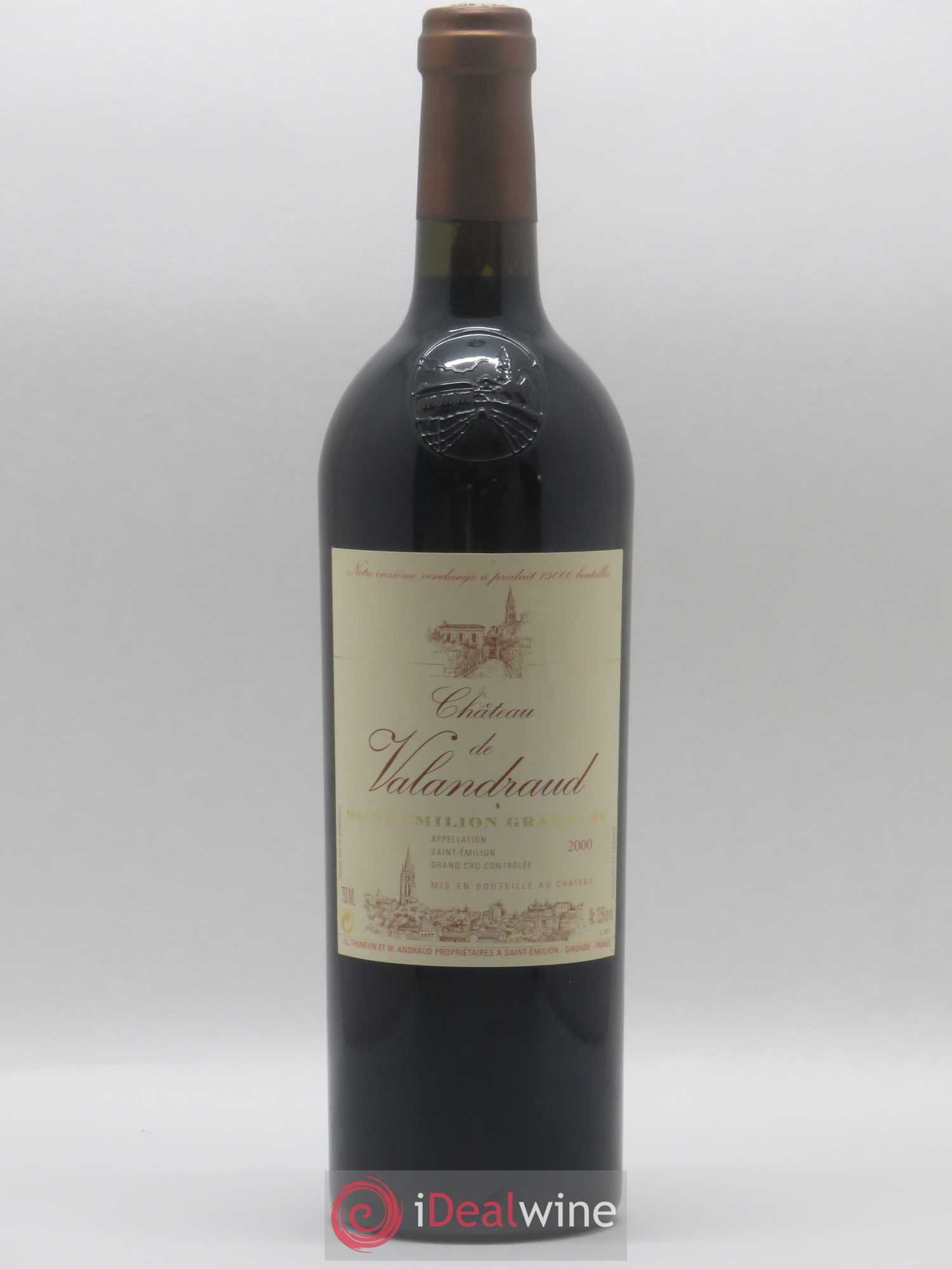 Château de Valandraud 2000 - Lot de 1 bouteille - 0