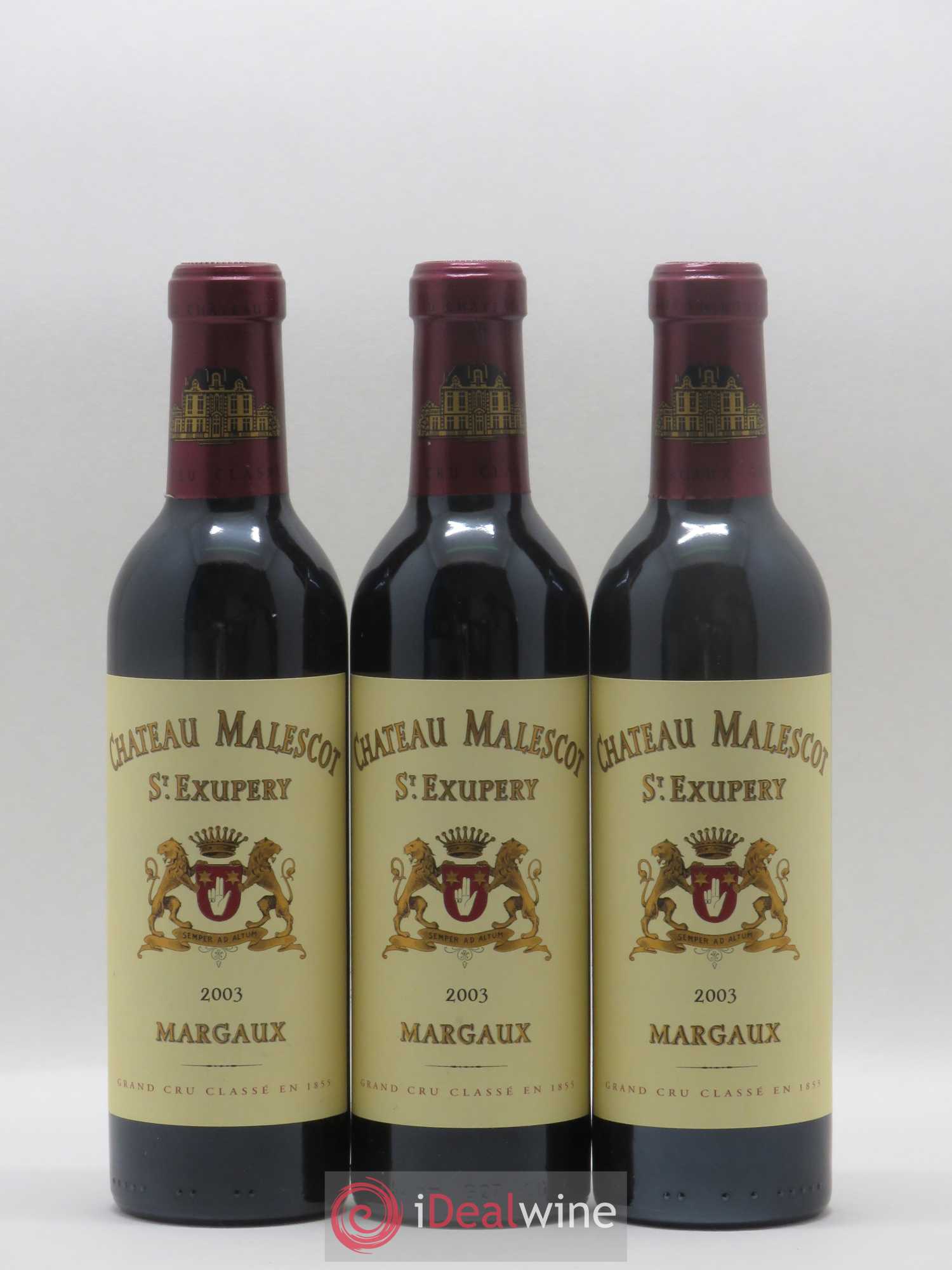 Château Malescot Saint-Exupéry 3ème Grand Cru Classé 2003 - Lot de 24 demi bouteilles - 2