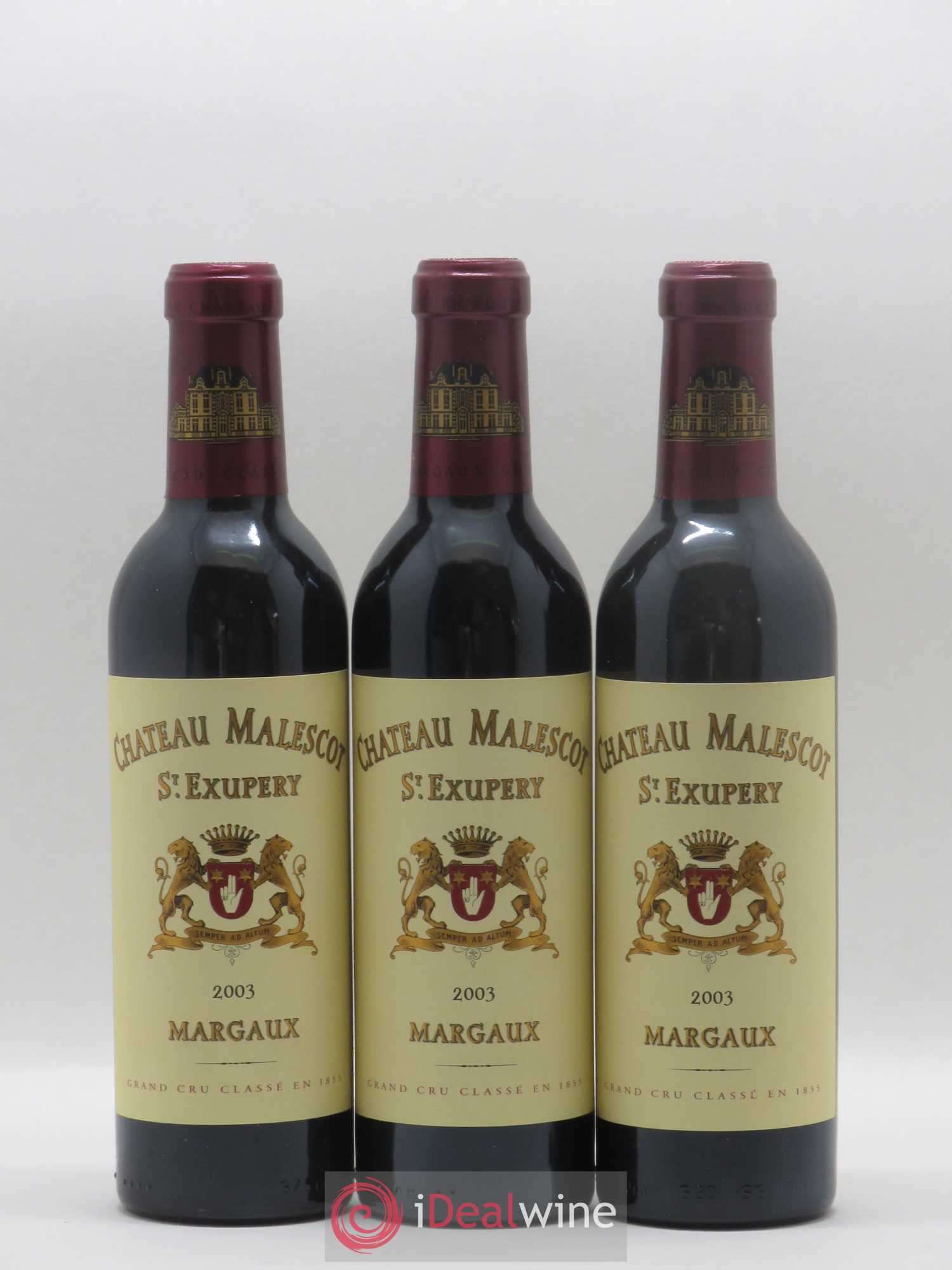 Château Malescot Saint-Exupéry 3ème Grand Cru Classé 2003 - Lot de 24 demi bouteilles - 6