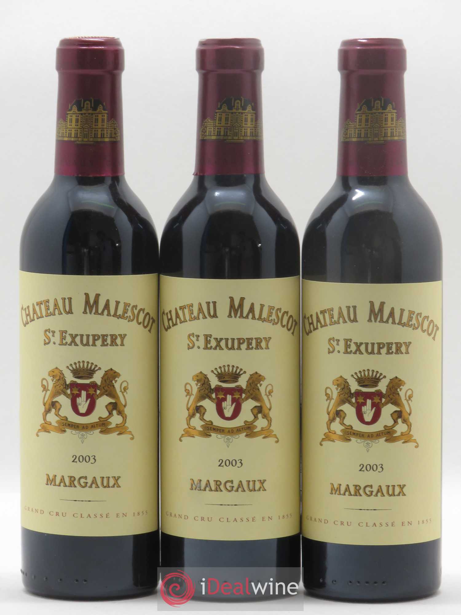 Château Malescot Saint-Exupéry 3ème Grand Cru Classé 2003 - Lot de 24 demi bouteilles - 1