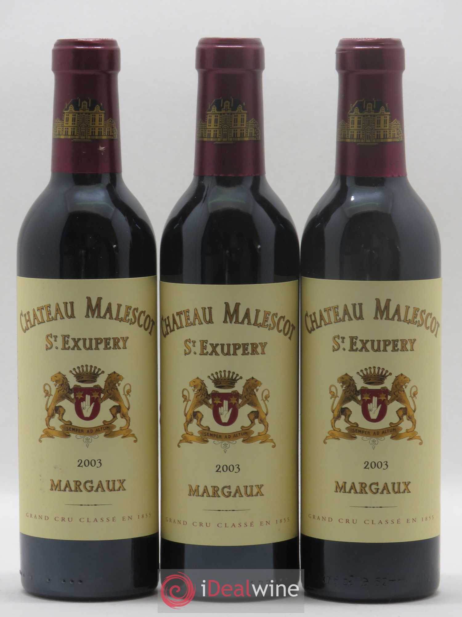 Château Malescot Saint-Exupéry 3ème Grand Cru Classé 2003 - Lot de 24 demi bouteilles - 3