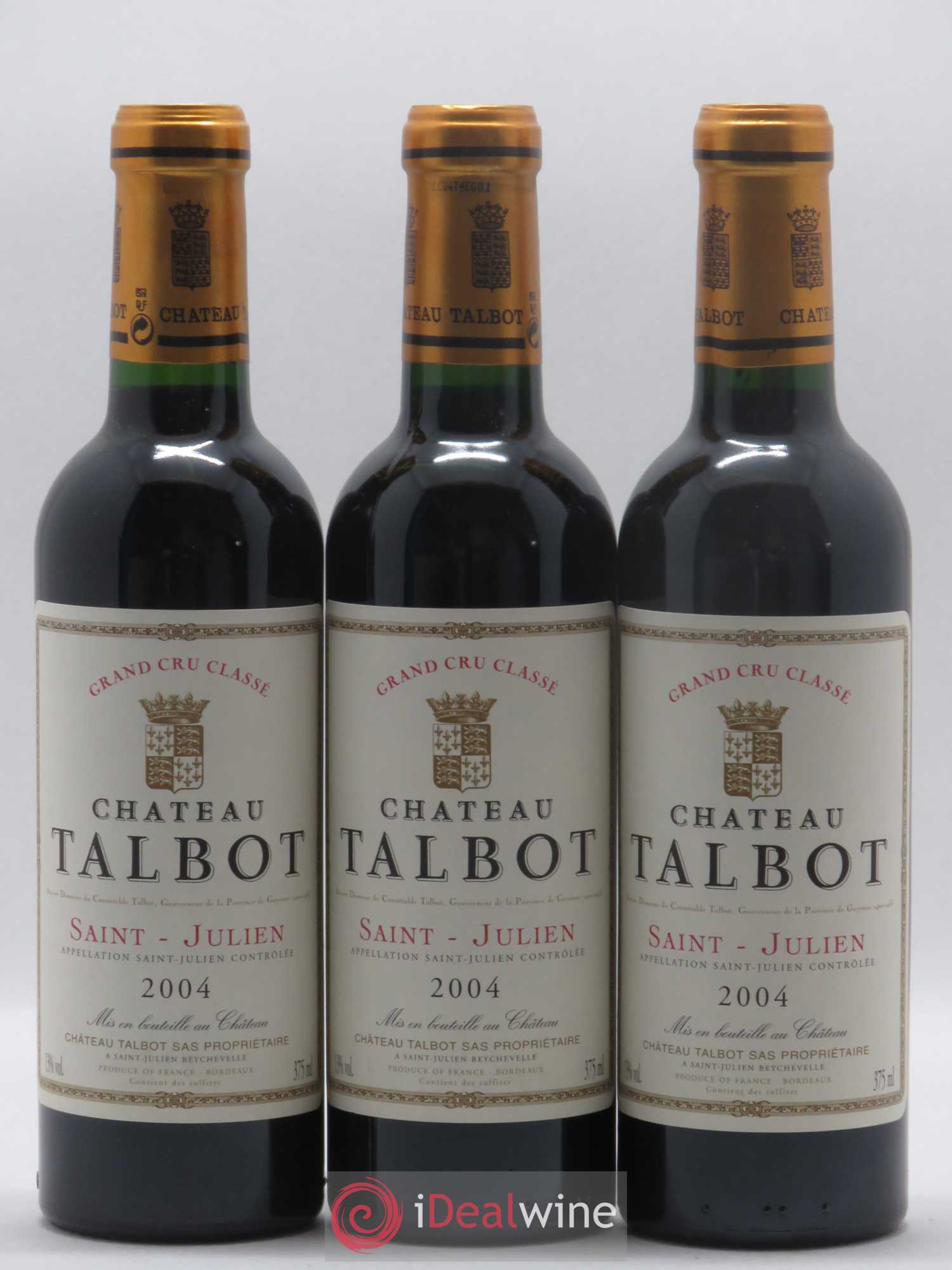 Château Talbot 4ème Grand Cru Classé 2004 - Lot de 24 demi bouteilles - 7
