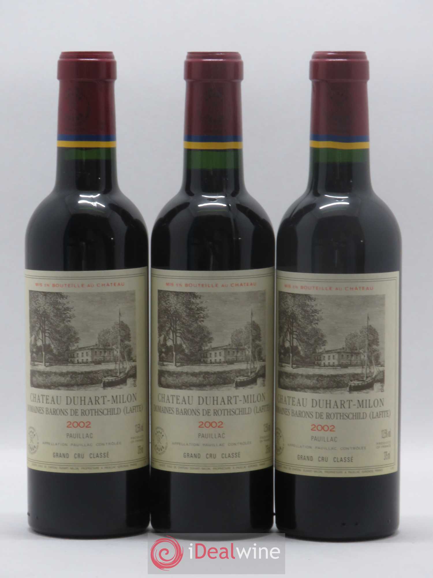 Château Duhart-Milon 4ème Grand Cru Classé 2002 - Lot de 24 demi bouteilles - 2