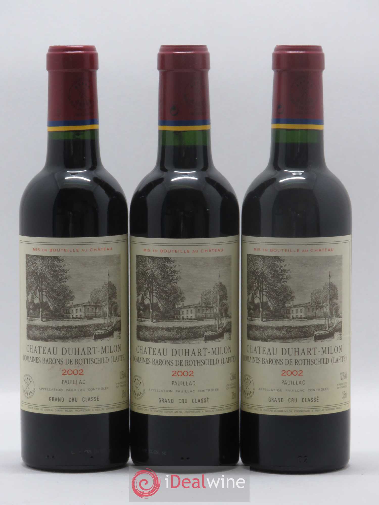 Château Duhart-Milon 4ème Grand Cru Classé 2002 - Lot de 24 demi bouteilles - 4
