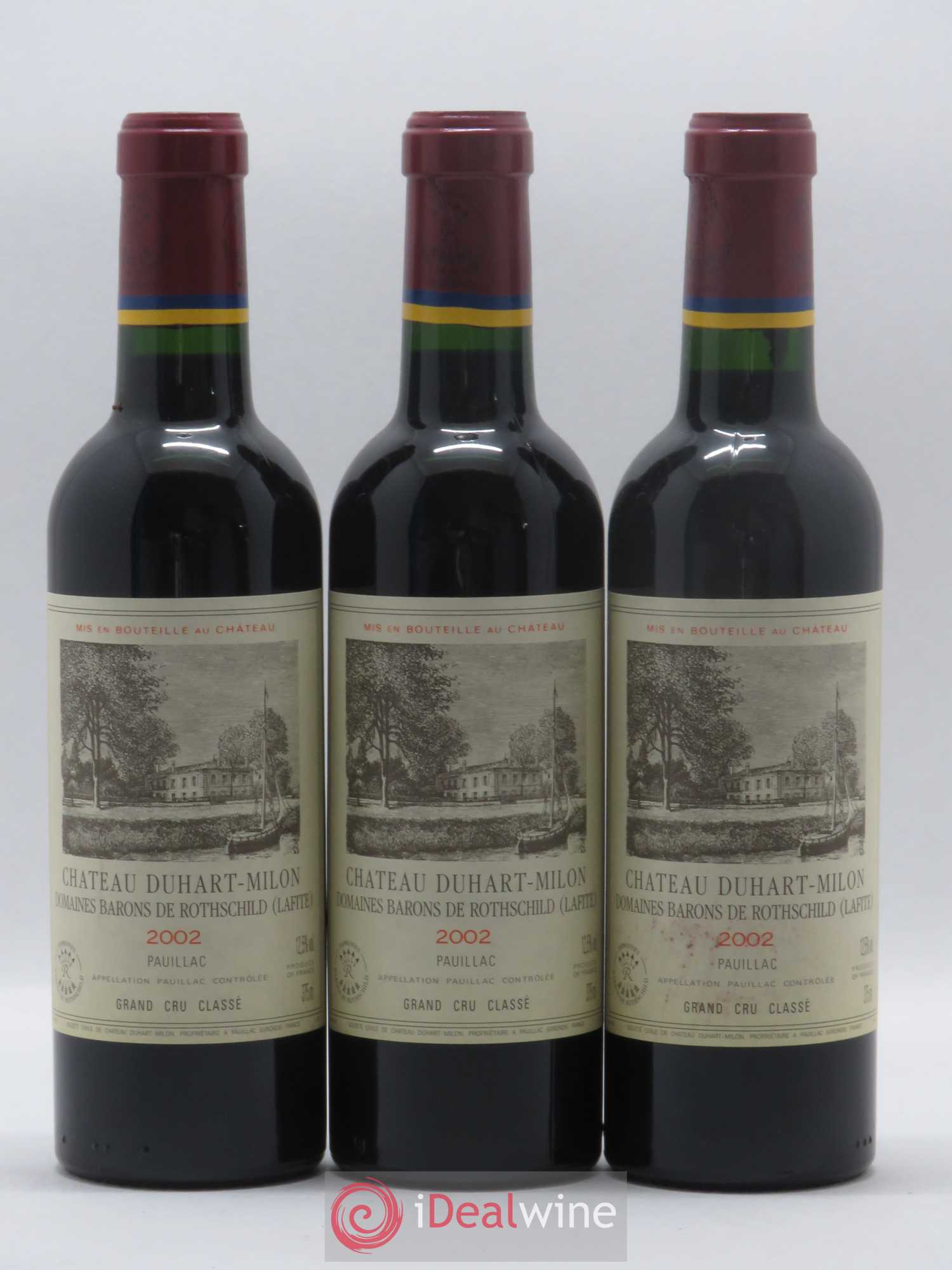 Château Duhart-Milon 4ème Grand Cru Classé 2002 - Lot de 24 demi bouteilles - 6
