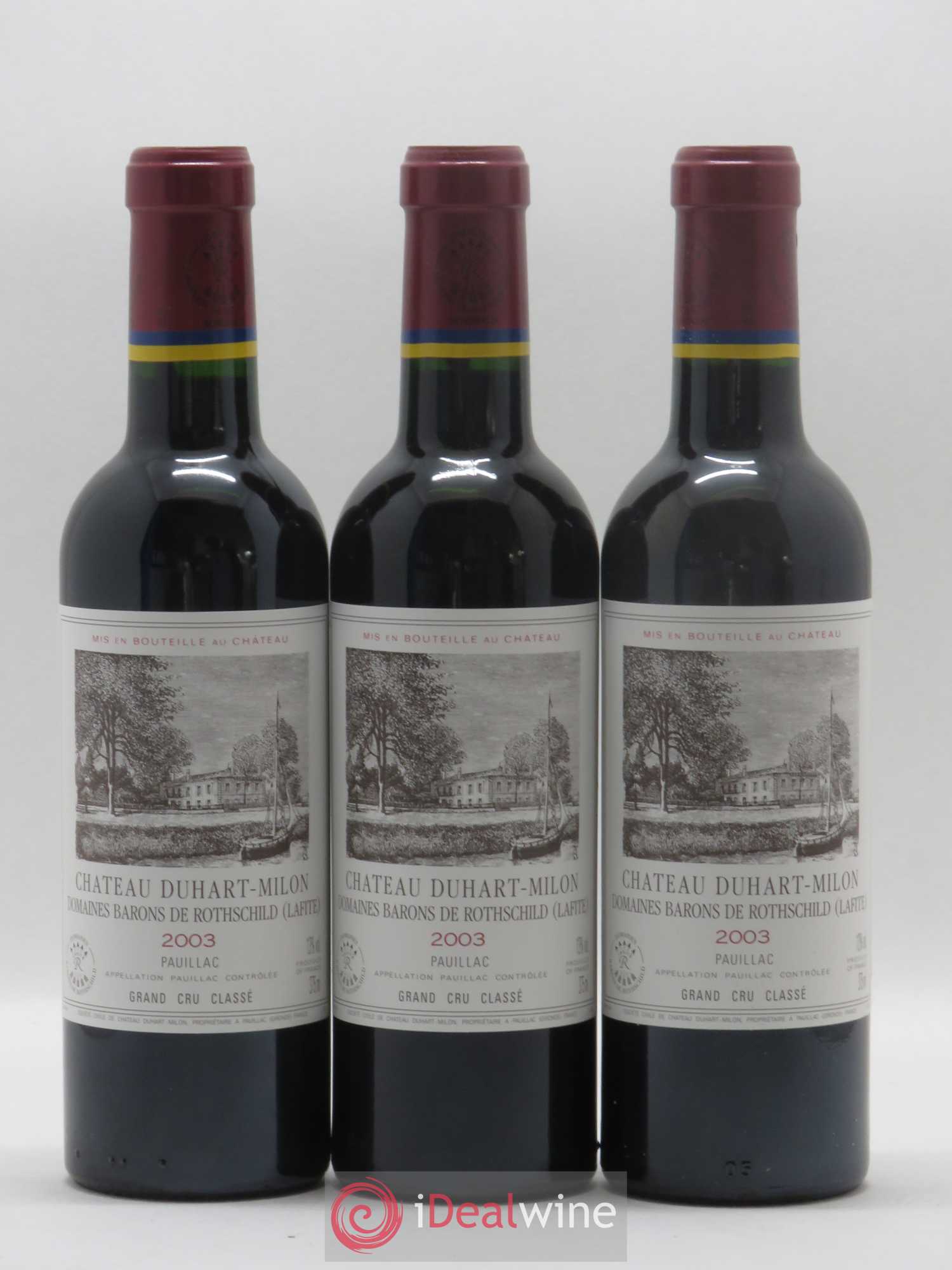 Château Duhart-Milon 4ème Grand Cru Classé 2003 - Lot de 24 demi bouteilles - 3