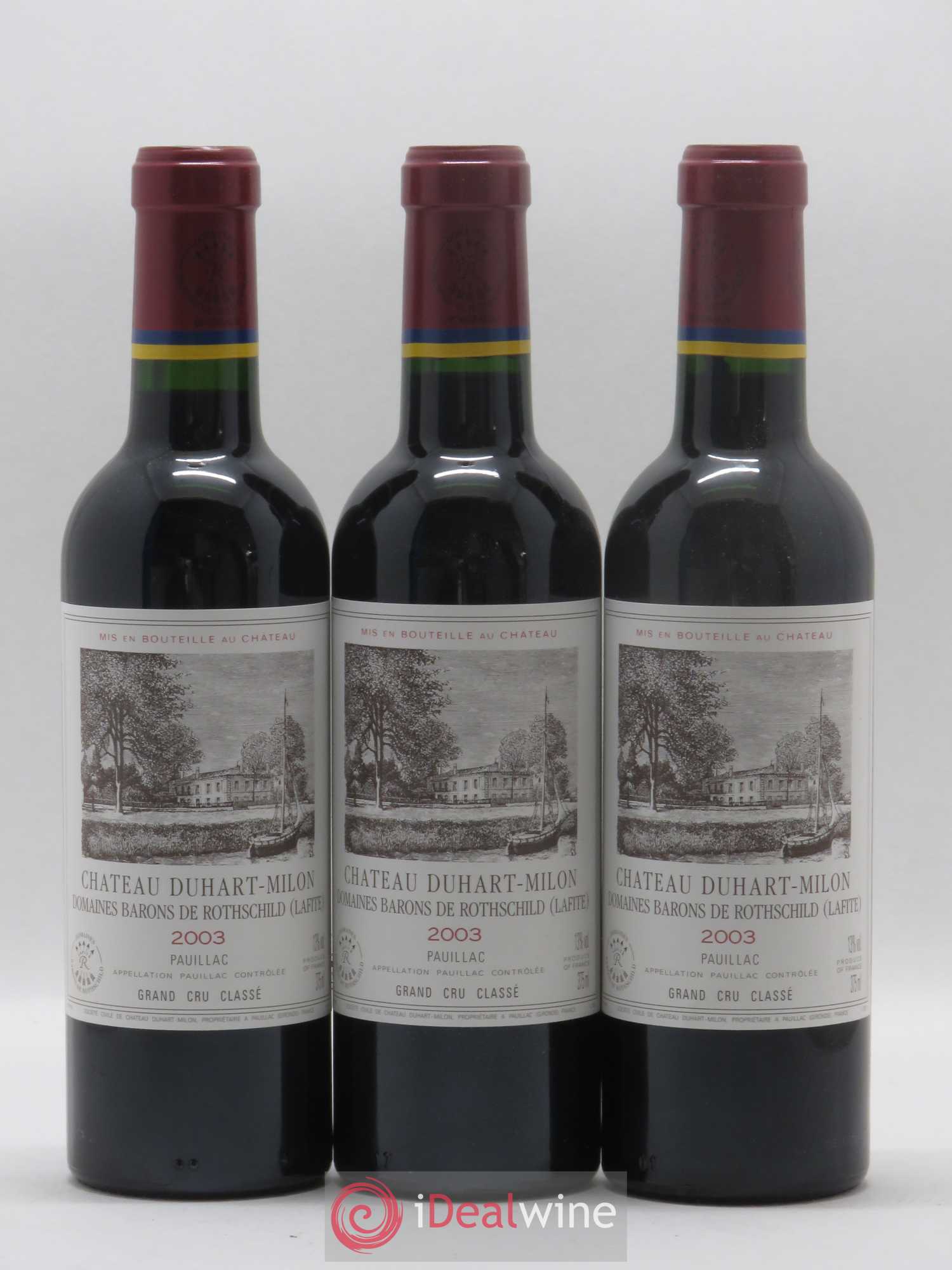 Château Duhart-Milon 4ème Grand Cru Classé 2003 - Lot de 24 demi bouteilles - 7