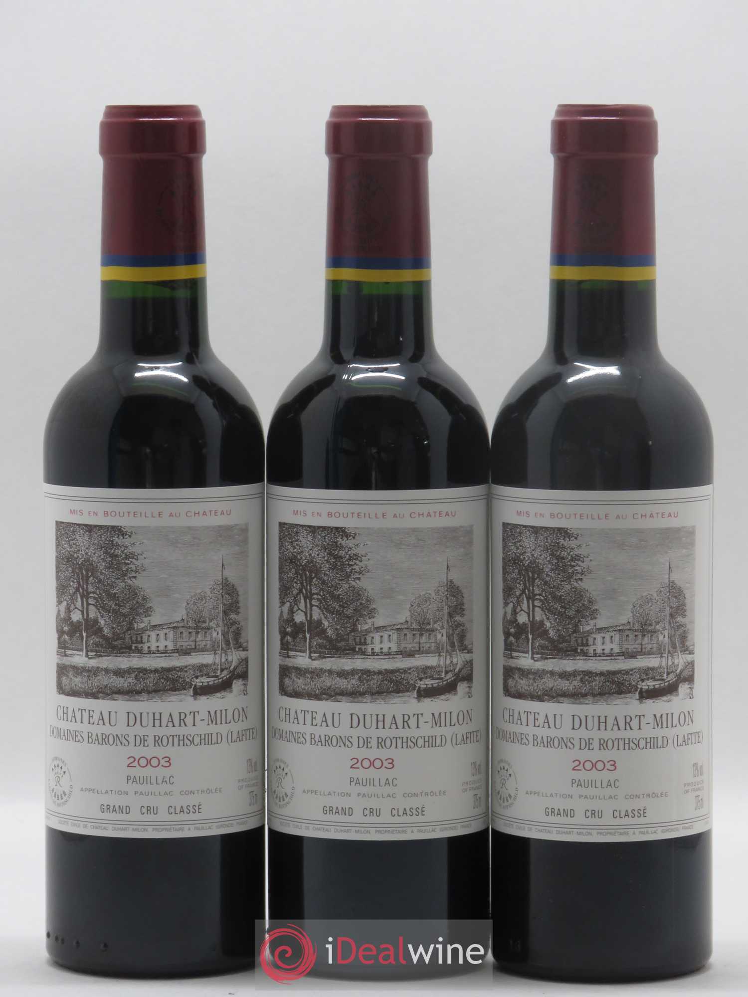 Château Duhart-Milon 4ème Grand Cru Classé 2003 - Lot de 24 demi bouteilles - 2