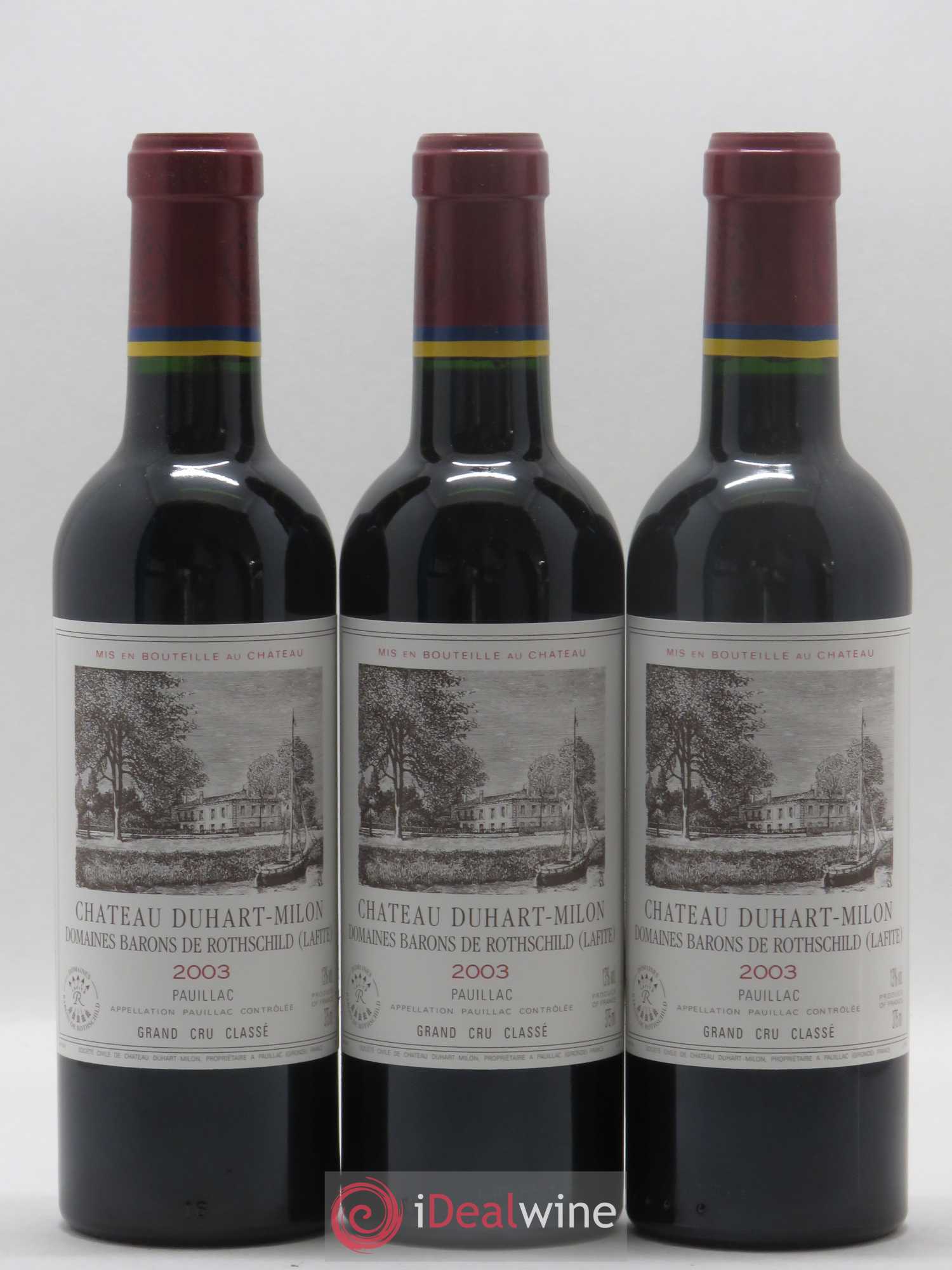 Château Duhart-Milon 4ème Grand Cru Classé 2003 - Lot de 24 demi bouteilles - 3