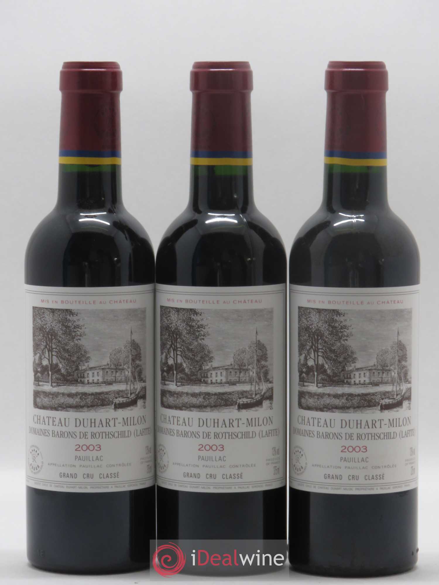 Château Duhart-Milon 4ème Grand Cru Classé 2003 - Lot de 24 demi bouteilles - 7