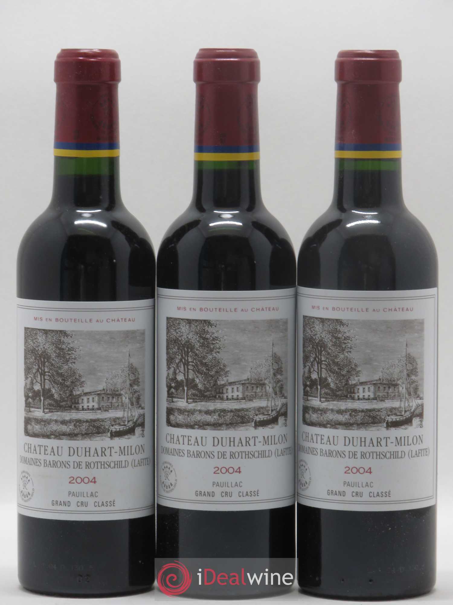 Château Duhart-Milon 4ème Grand Cru Classé 2004 - Lot de 24 demi bouteilles - 1