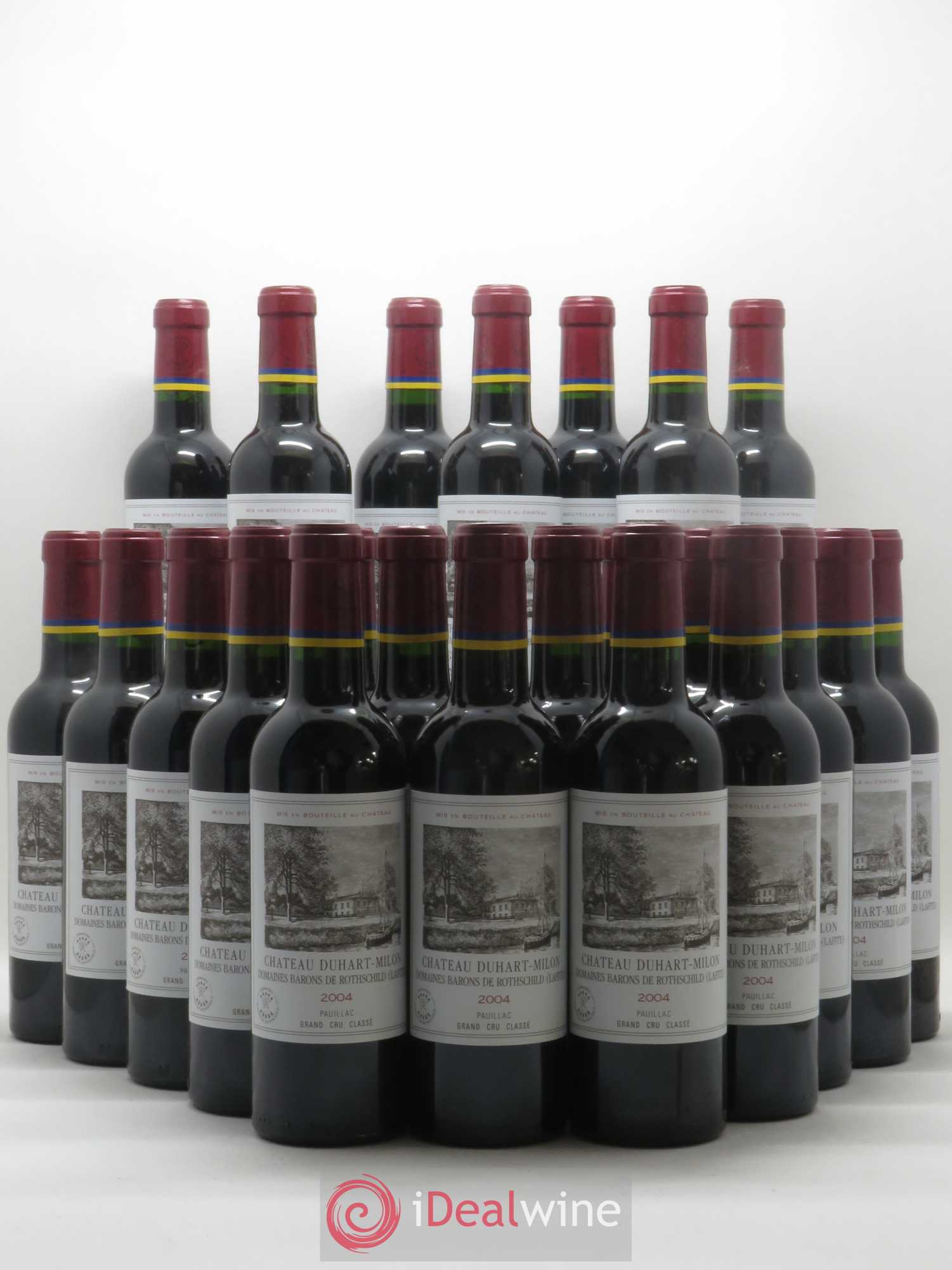 Château Duhart-Milon 4ème Grand Cru Classé 2004 - Lot de 24 demi bouteilles - 0