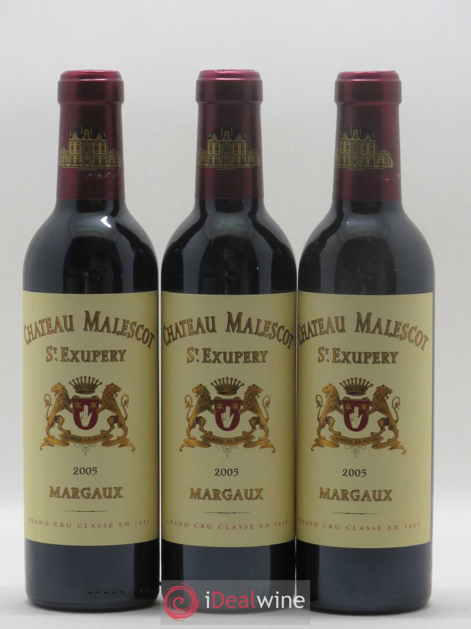 Château Malescot Saint-Exupéry 3ème Grand Cru Classé 2005 - Lot de 24 demi bouteilles - 1