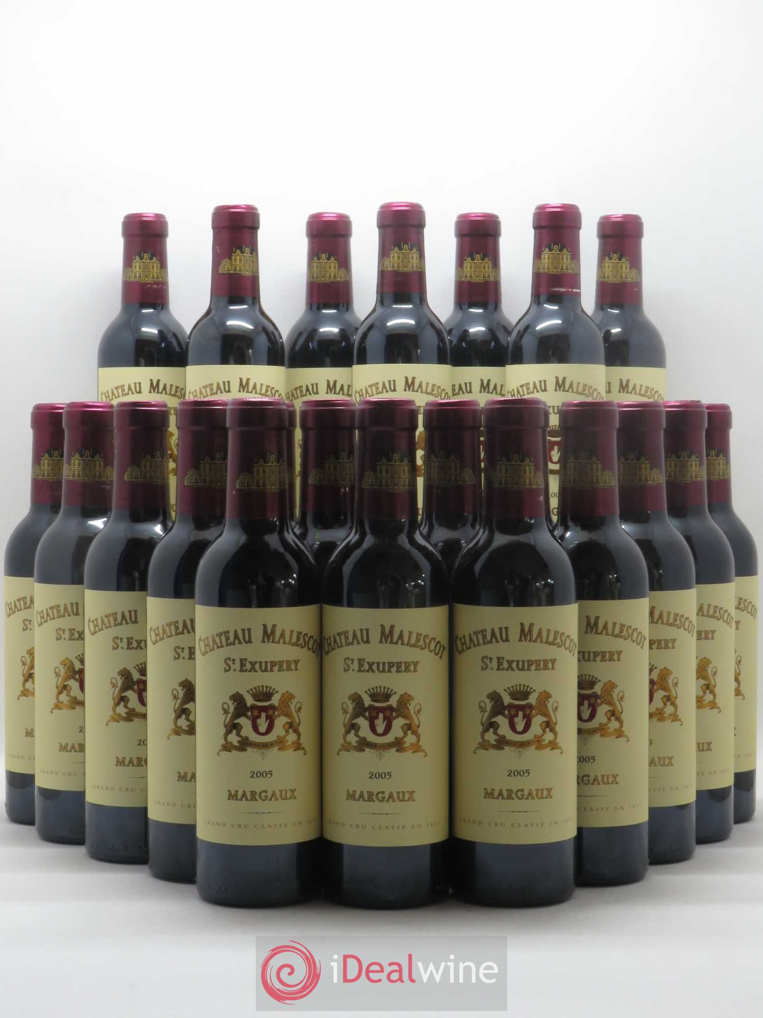 Château Malescot Saint-Exupéry 3ème Grand Cru Classé 2005 - Lot de 24 demi bouteilles - 0