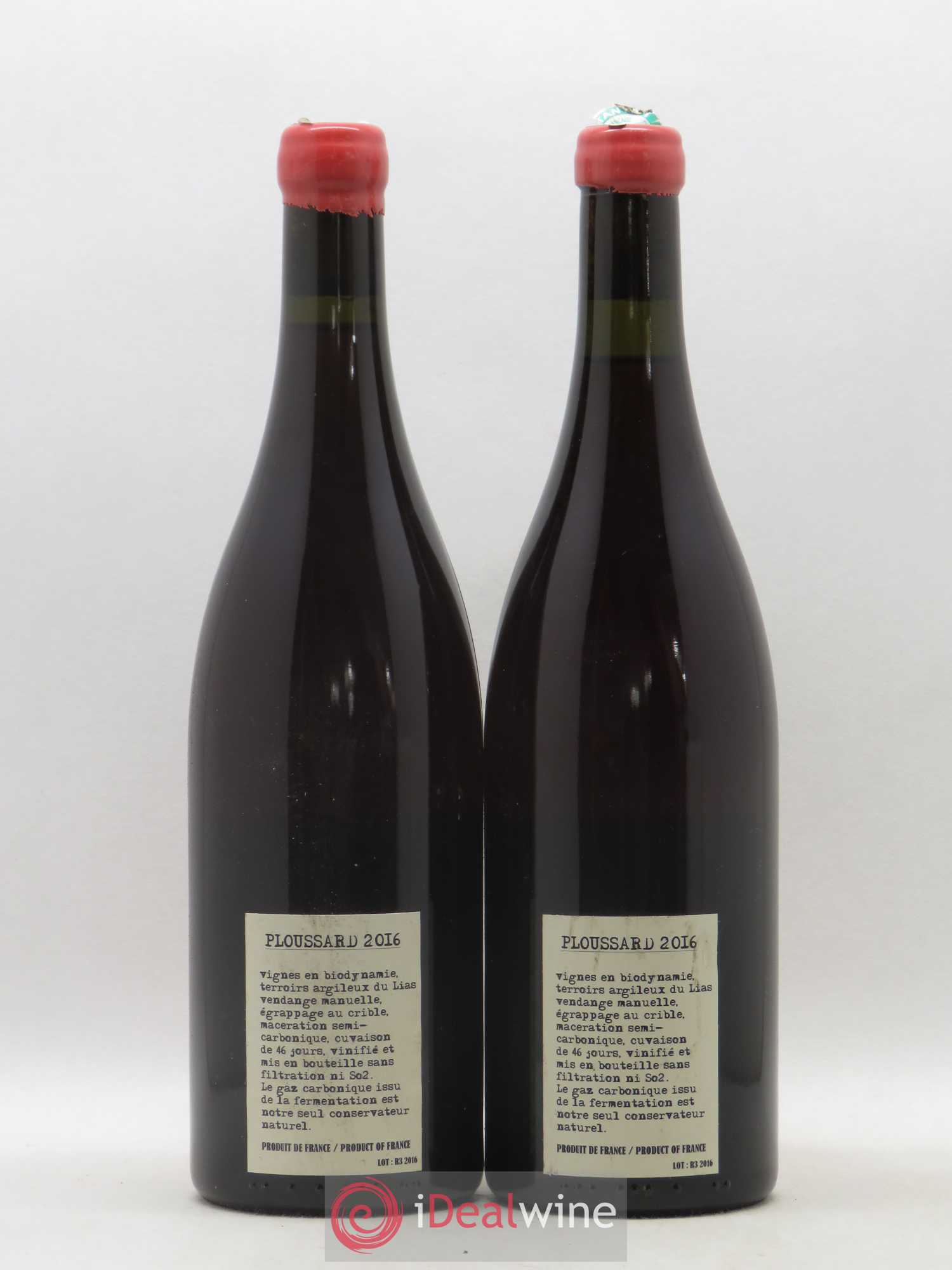 Arbois Ploussard Adeline Houillon & Renaud Bruyère 2016 - Lot de 2 bouteilles - 1