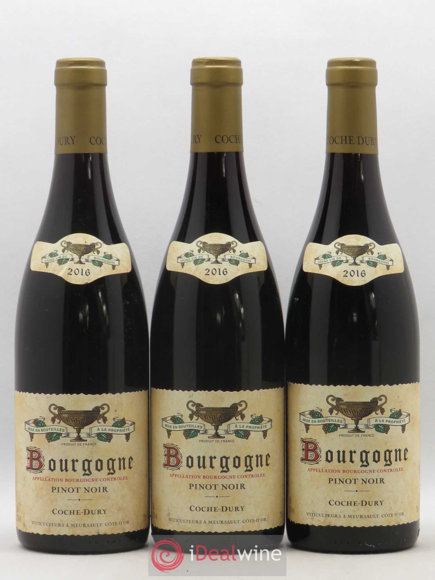 Bourgogne Coche Dury (Domaine) 2016 - Lot de 3 bouteilles - 0