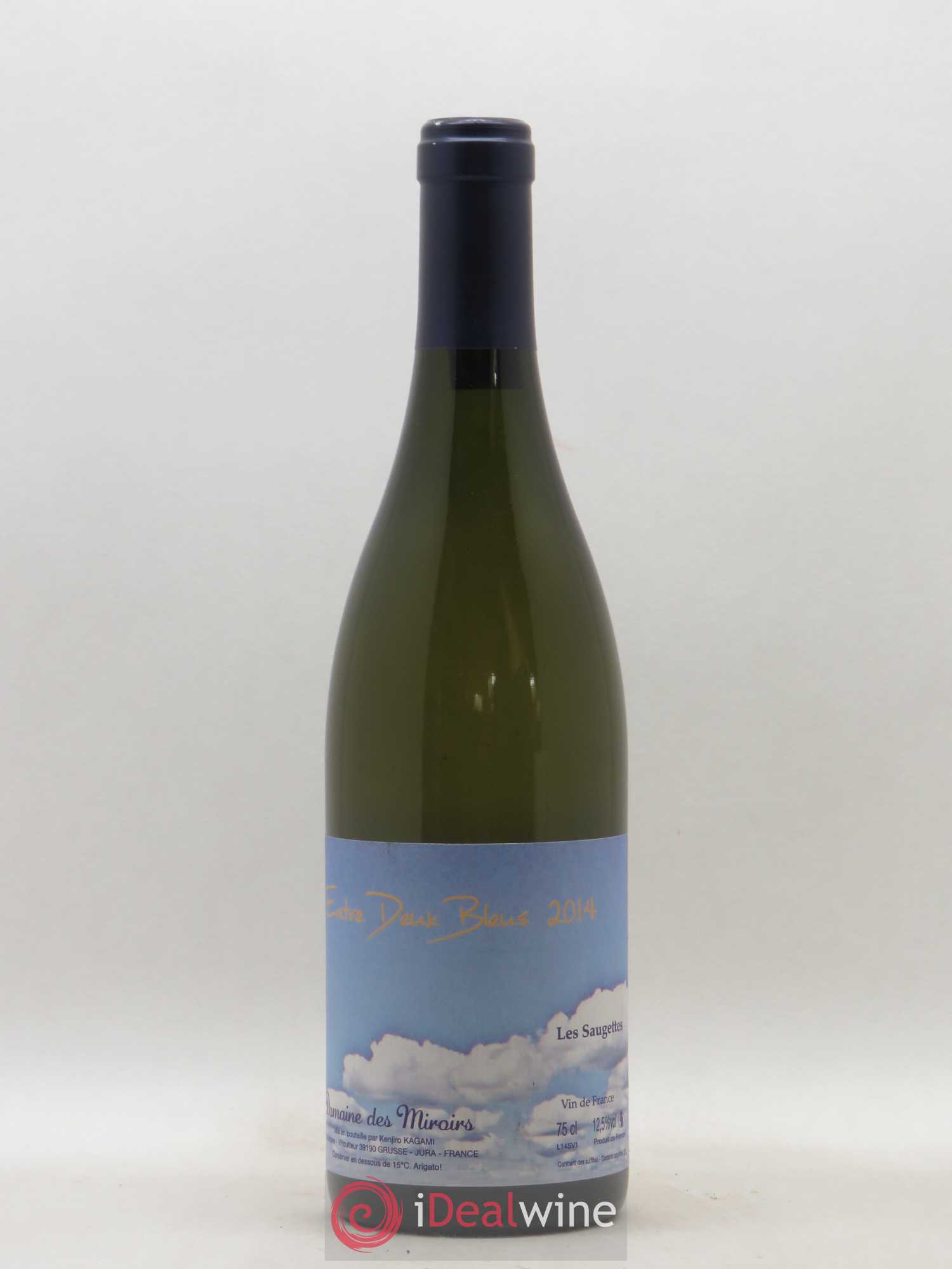 Vin de France Entre Deux Bleus Les saugettes Kenjiro Kagami - Domaine des Miroirs 2014 - Lot de 1 bouteille - 0
