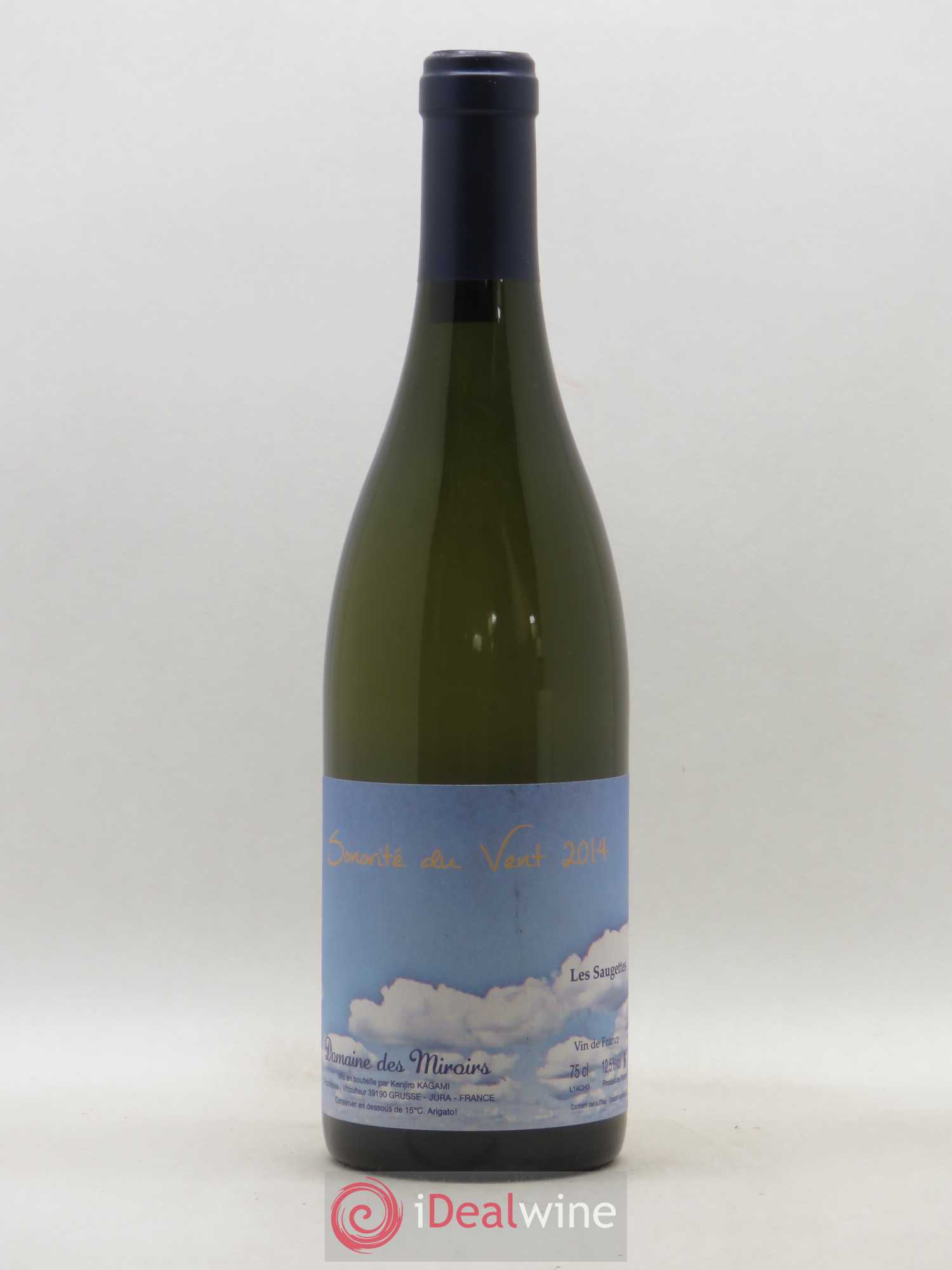 Vin de France Sonorité du vent Les saugettes Kenjiro Kagami - Domaine des Miroirs 2014 - Lot de 1 bouteille - 0