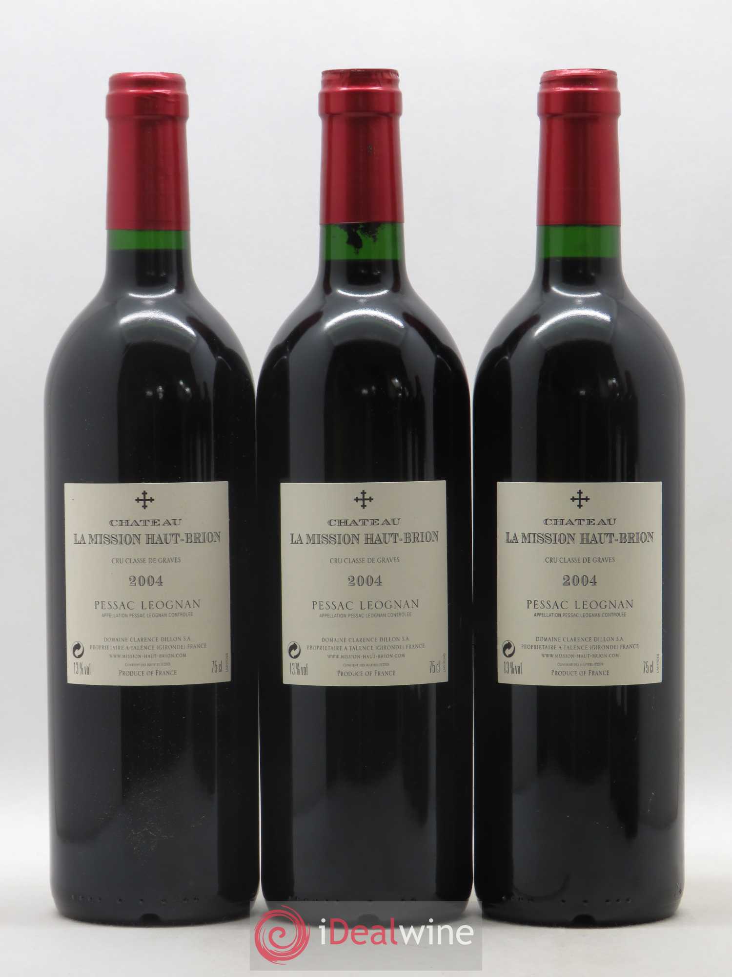 Château la Mission Haut-Brion Cru Classé de Graves 2004 - Lot de 6 bouteilles - 2