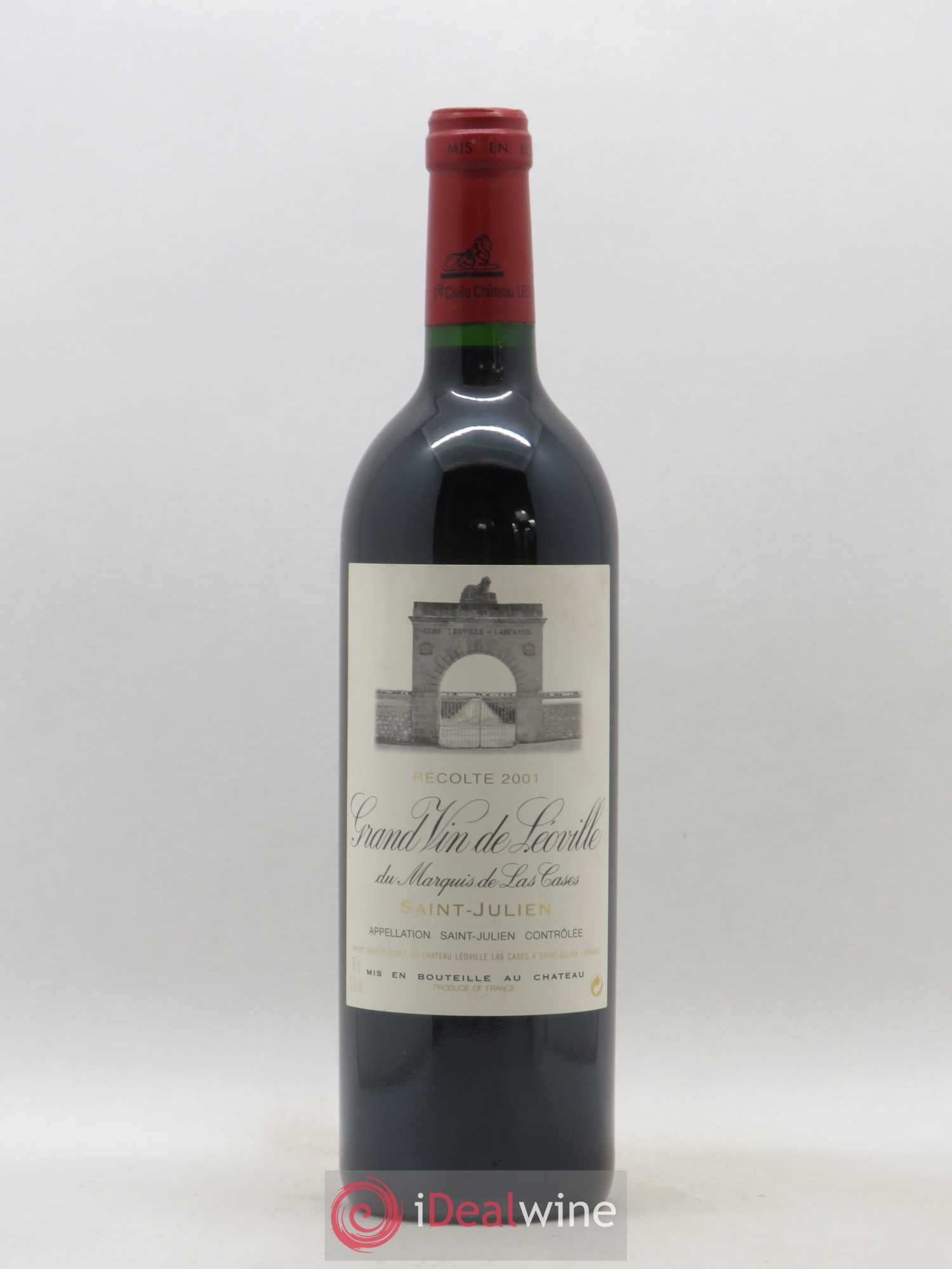 Château Léoville Las Cases 2ème Grand Cru Classé 2001 - Lot de 1 bouteille - 0