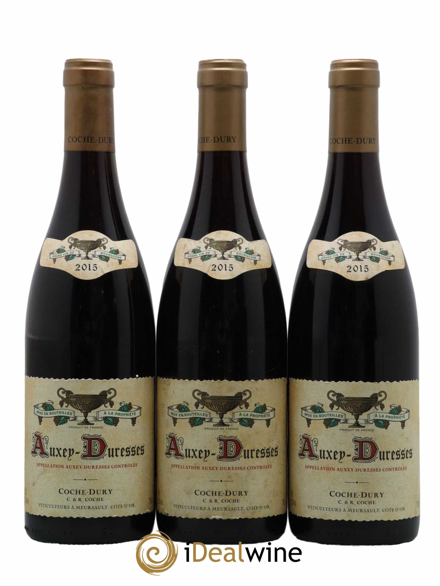 Auxey-Duresses Coche Dury (Domaine) 2015 - Lot de 3 bouteilles - 0
