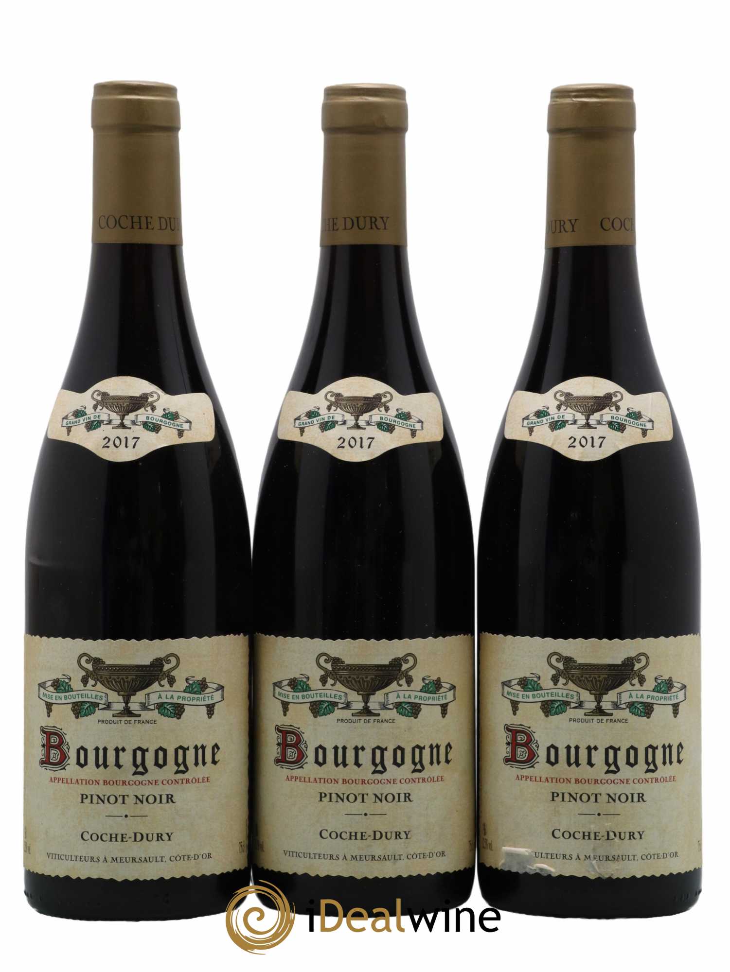 Bourgogne Coche Dury (Domaine) 2017 - Lot de 3 bouteilles - 0