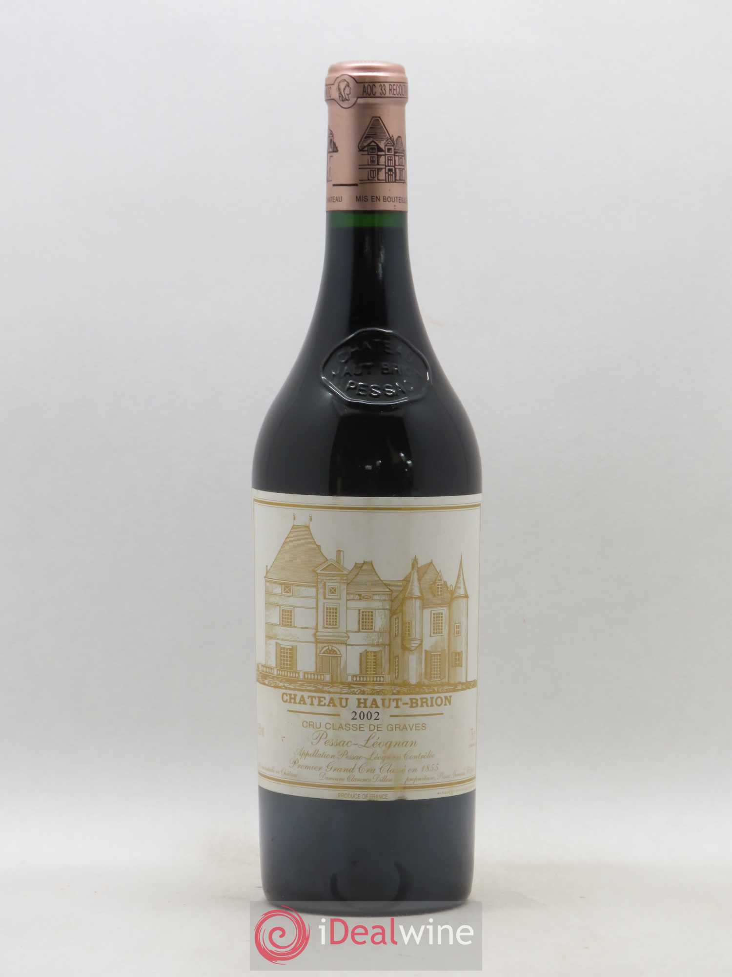 Château Haut Brion 1er Grand Cru Classé 2002 - Lot de 1 bouteille - 0