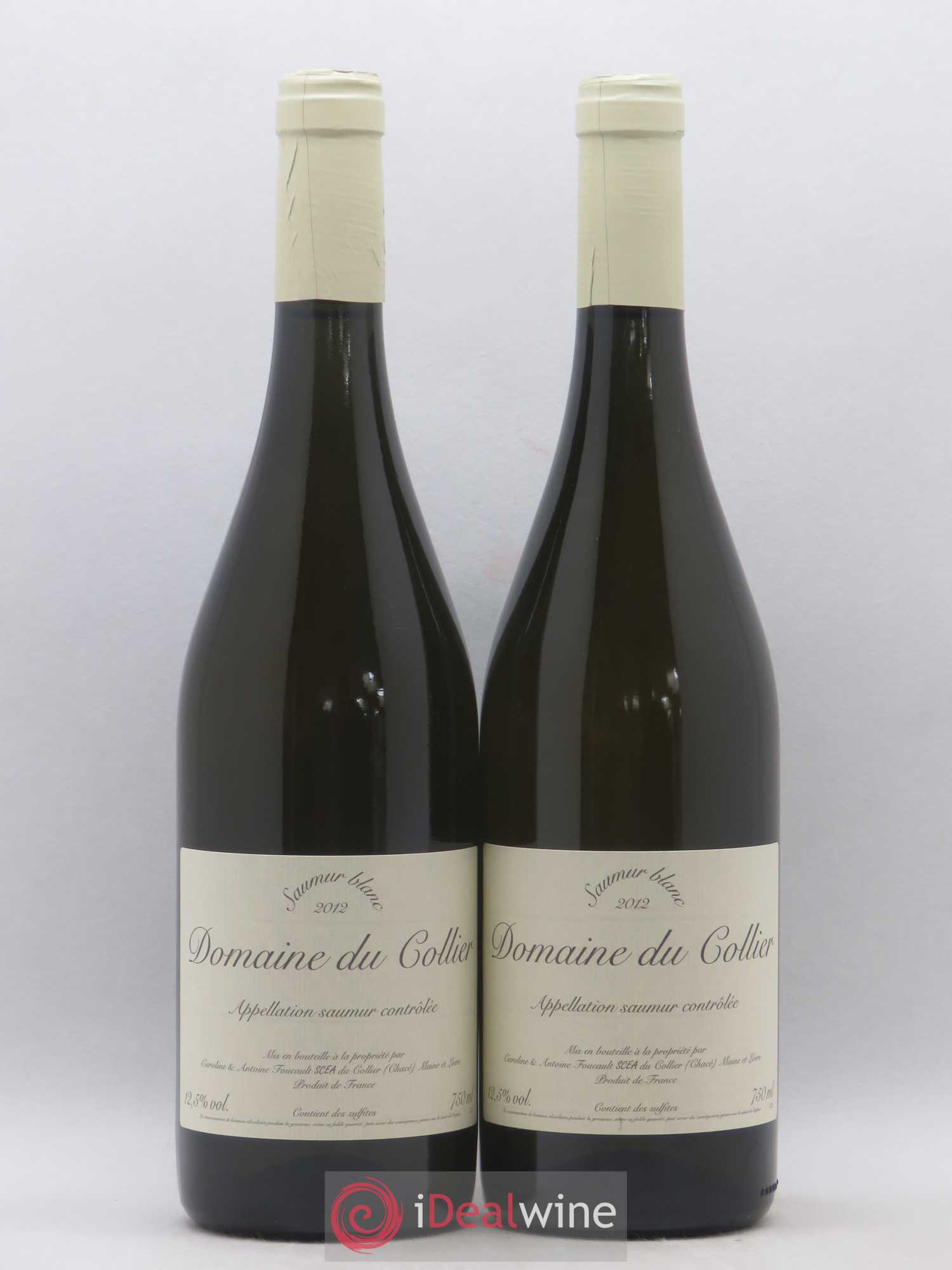 Saumur Domaine du Collier 2012 - Lot de 2 bouteilles - 0