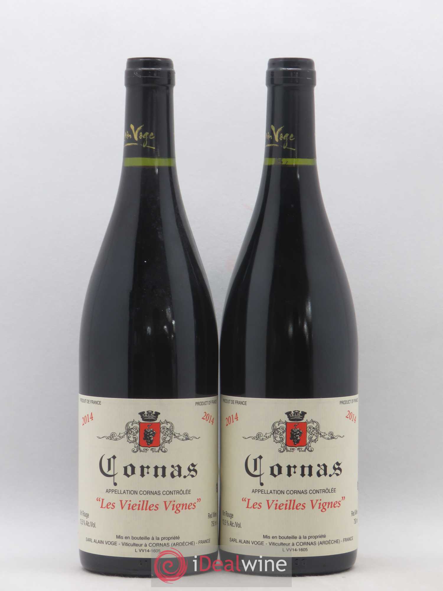 Cornas Les Vieilles Vignes Alain Voge (Domaine) 2014 - Lot de 2 bouteilles - 0