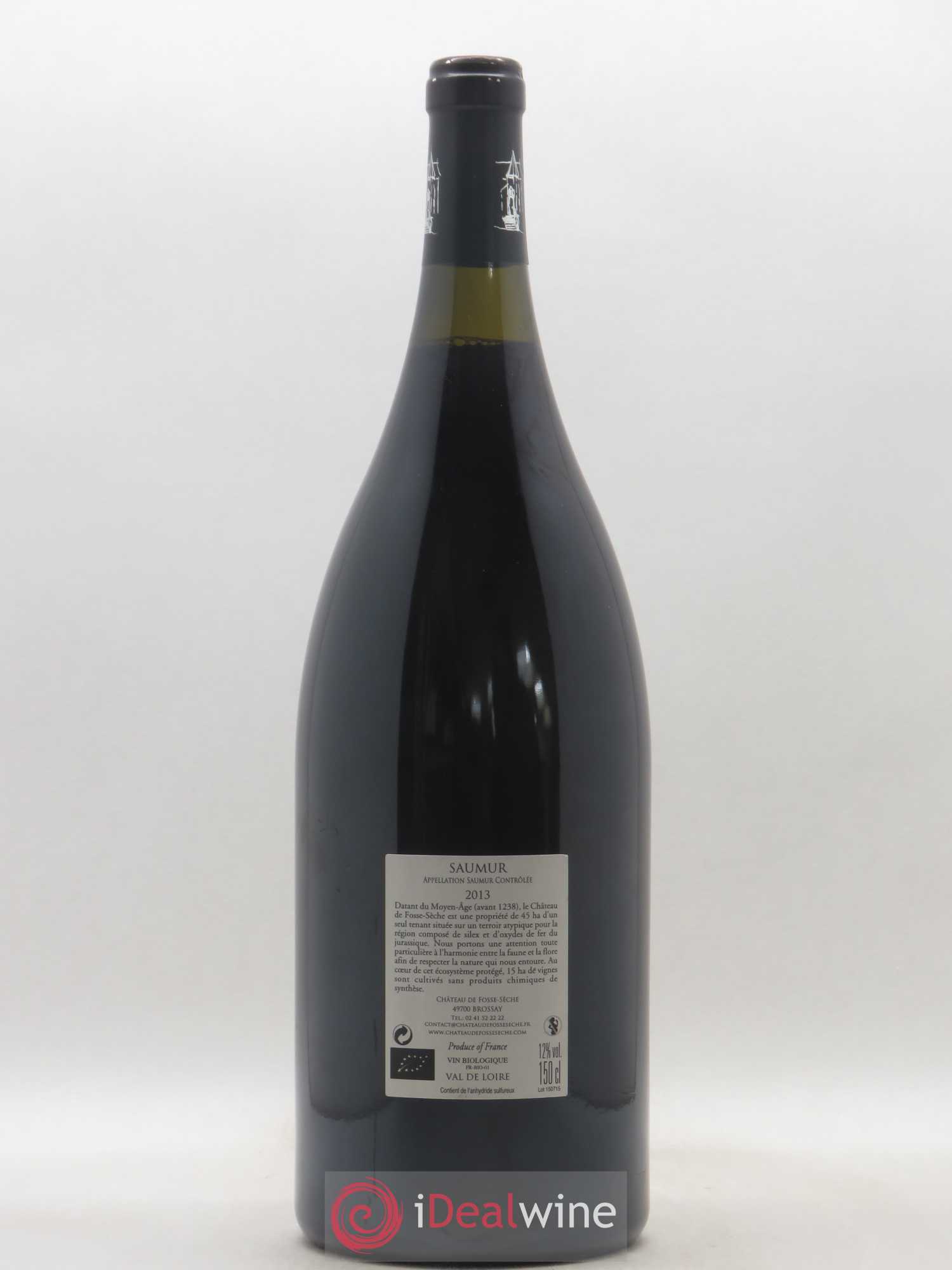 Saumur Eolithe Château de Fosse-Sèche 2013 - Lot de 1 magnum - 1