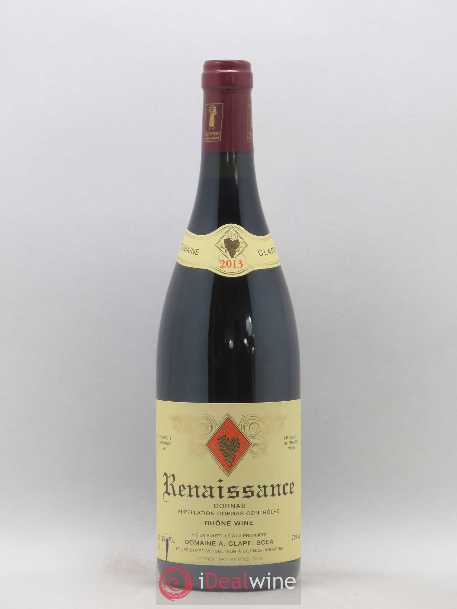 Cornas Renaissance Auguste Clape 2013 - Lot de 1 bouteille - 0