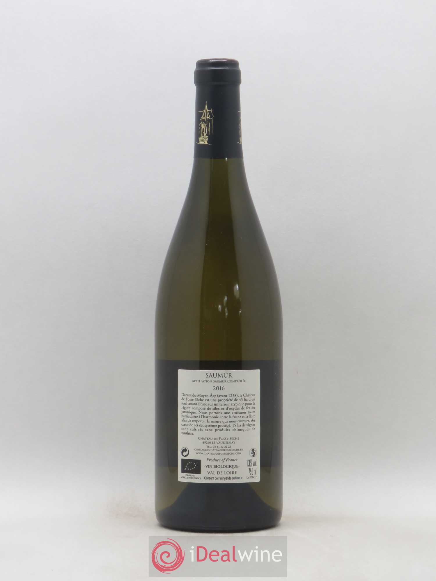 Saumur Arcane Château de Fosse-Sèche 2016 - Lot de 1 bouteille - 1