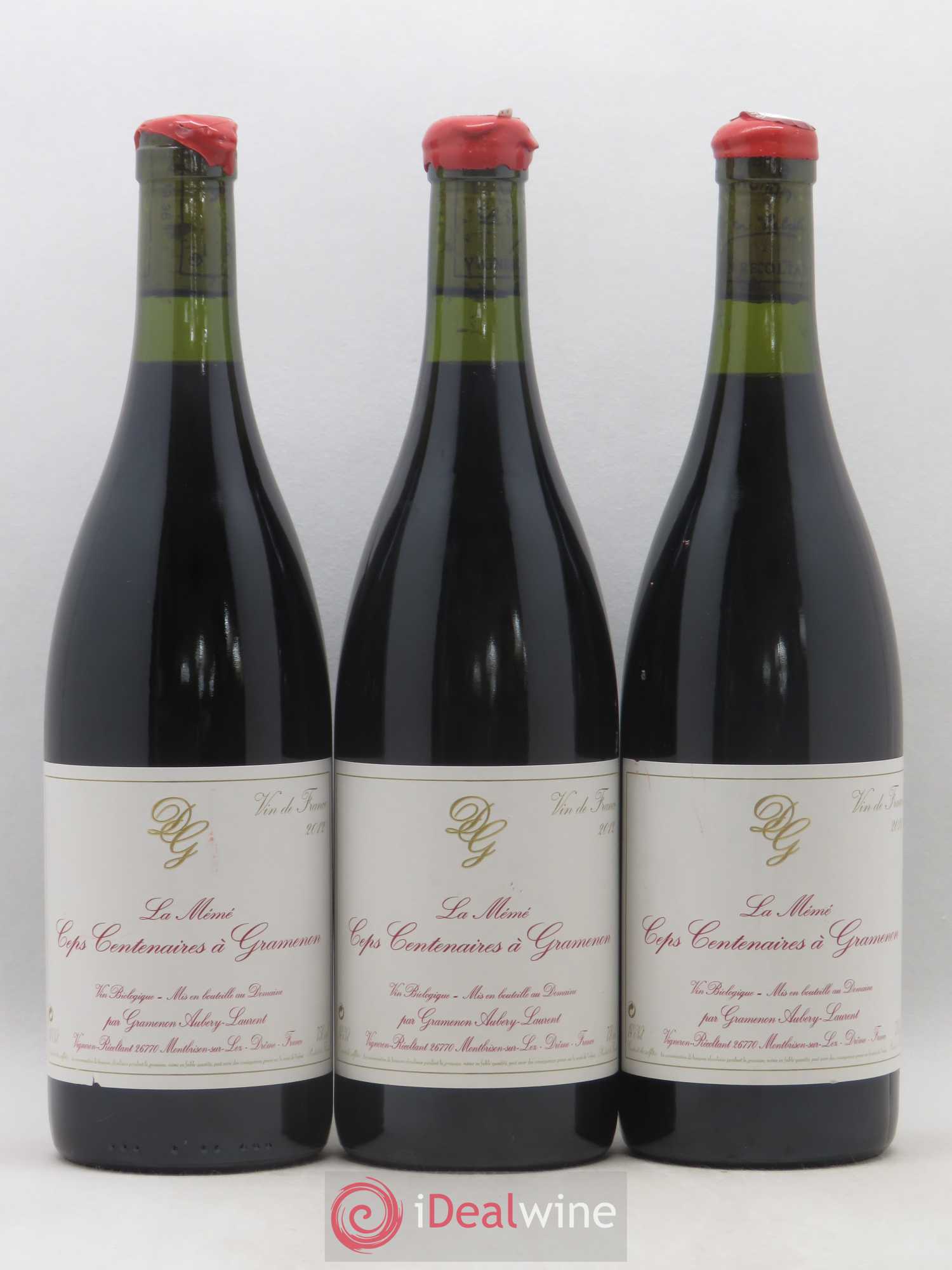 Vin de France La Mémé Ceps Centenaires Gramenon (Domaine) 2012 - Lot de 3 bouteilles - 0