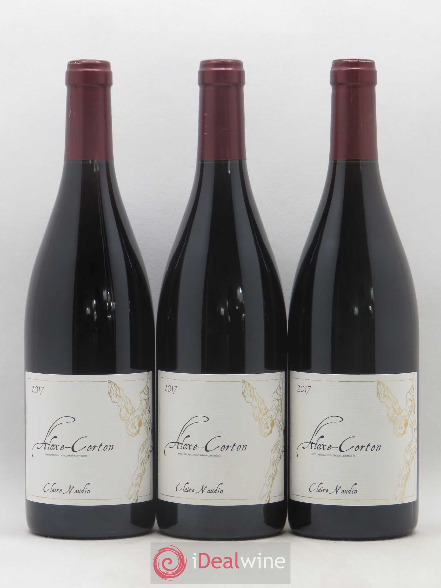 Aloxe-Corton Claire Naudin 2017 - Lot de 3 bouteilles - 0