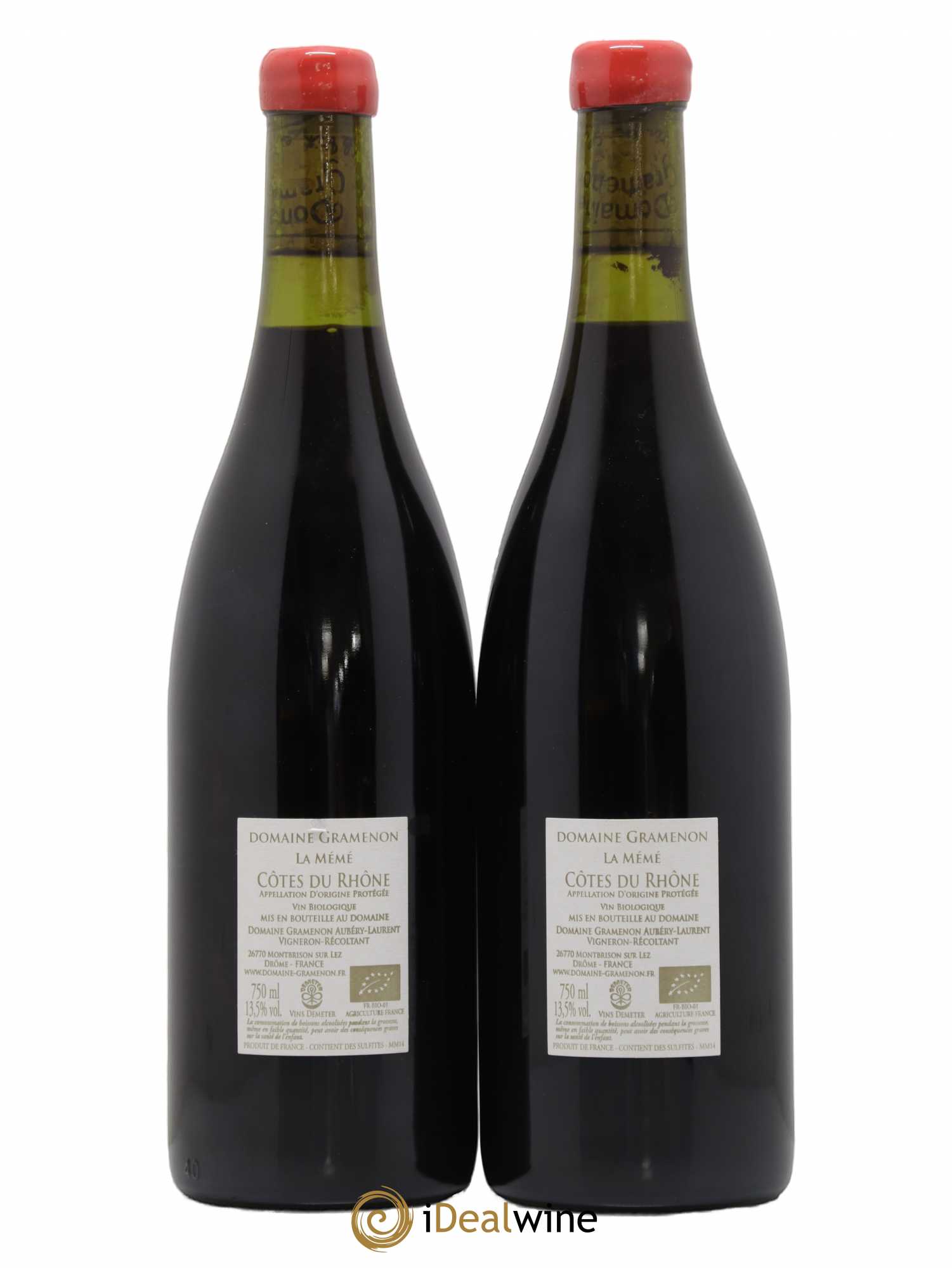 Côtes-du-Rhône La Mémé Ceps Centenaires Gramenon (Domaine) 2014 - Lot de 2 bouteilles - 1