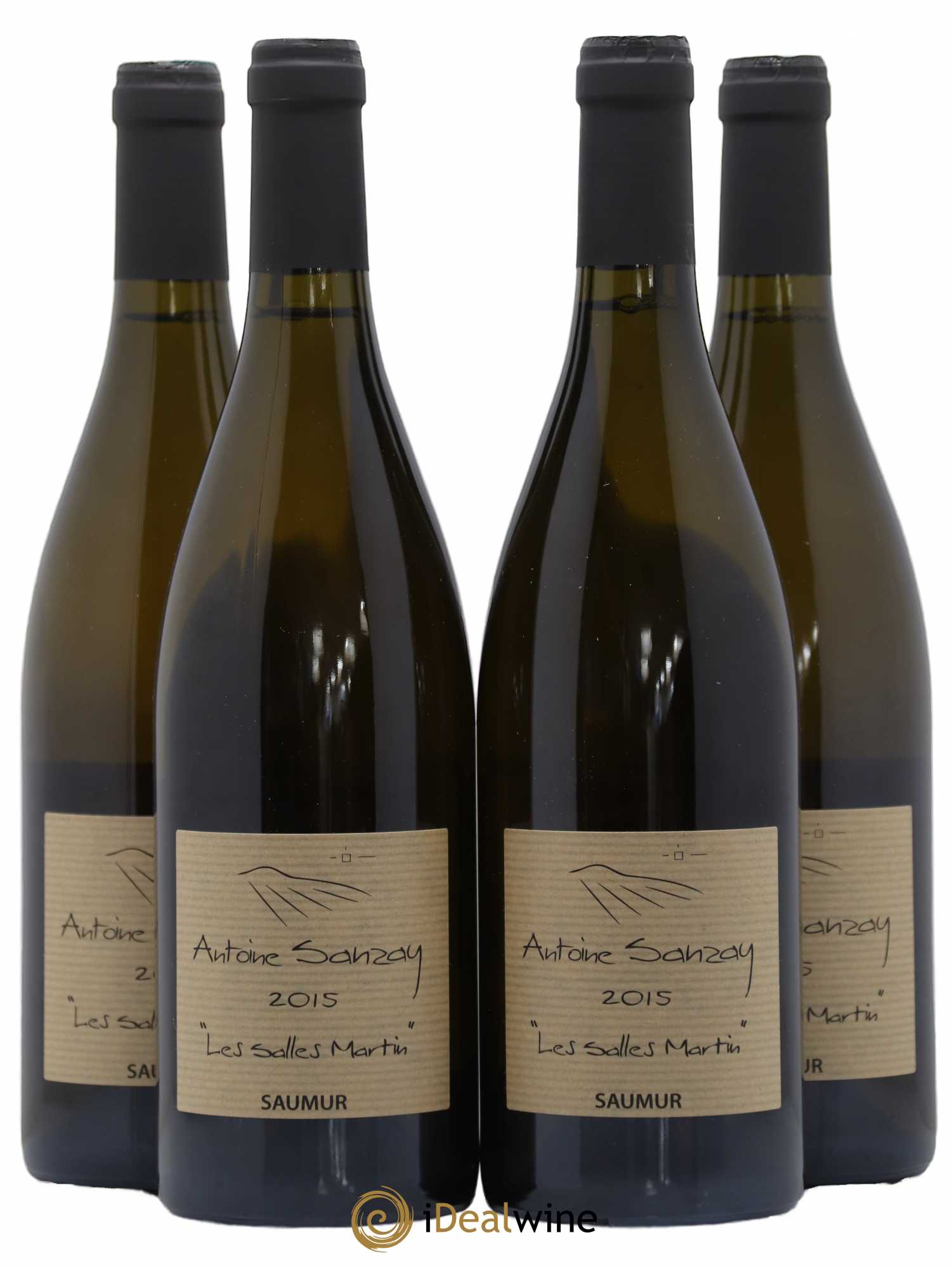 Saumur Les Salles Martin Antoine Sanzay 2015 - Lot de 4 bouteilles - 0