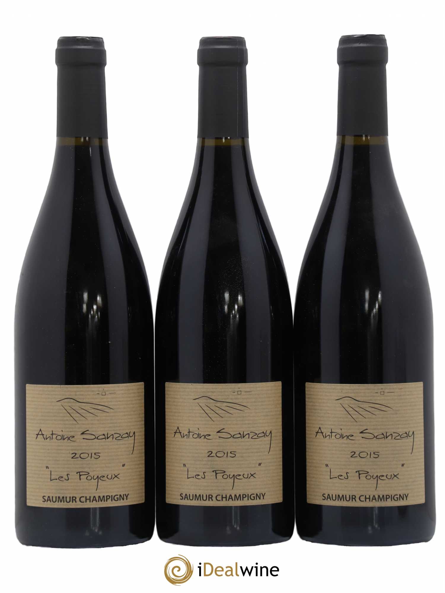 Saumur-Champigny Les Poyeux Antoine Sanzay 2015 - Lot de 3 bouteilles - 0