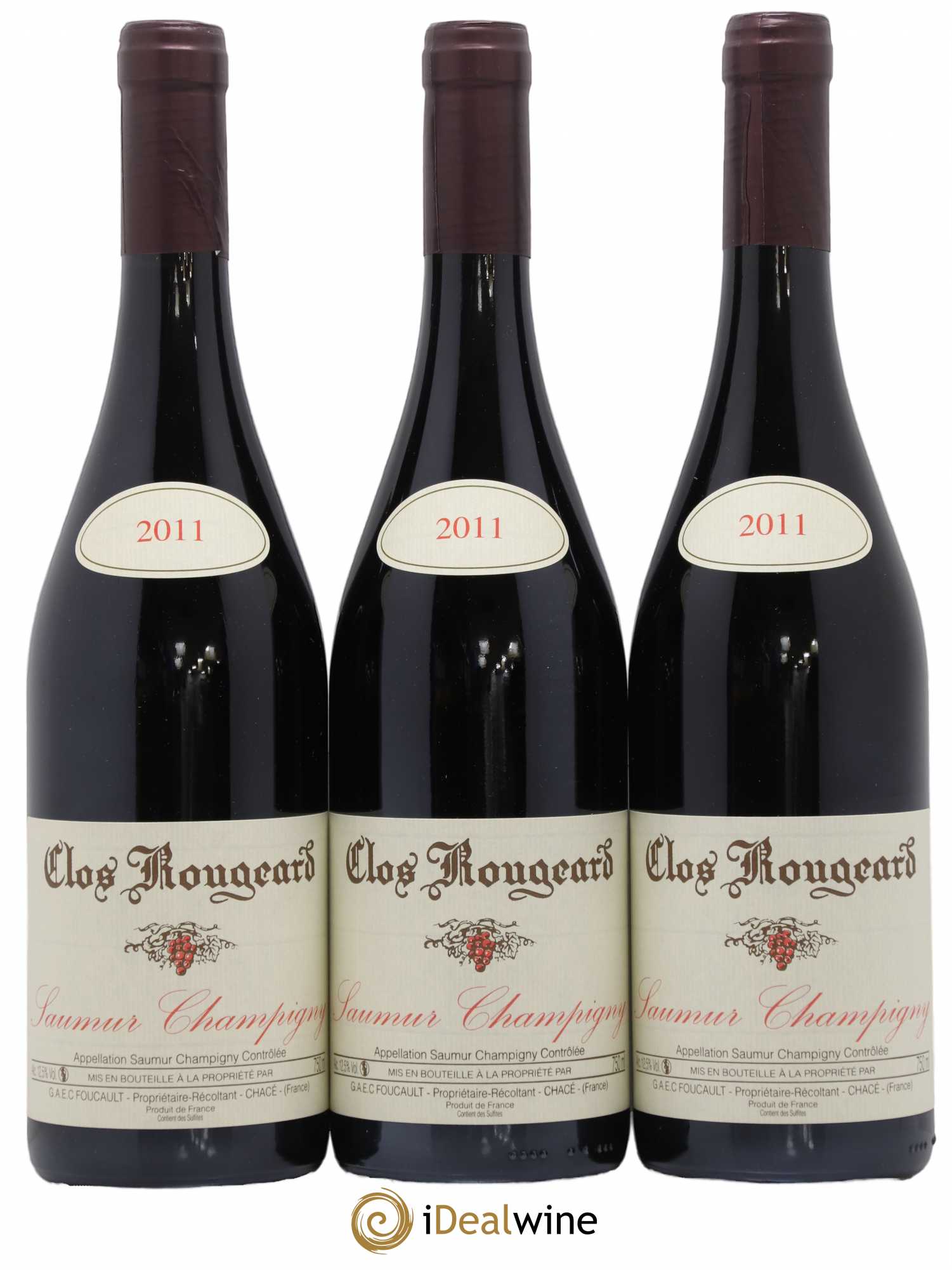 Saumur-Champigny Clos Rougeard 2011 - Lot de 3 bouteilles - 0