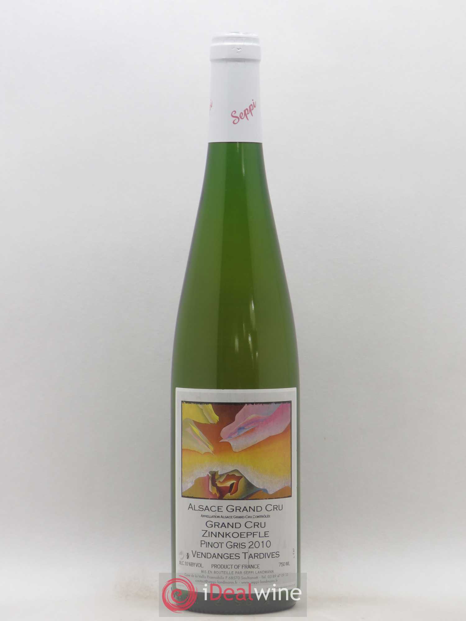 Pinot Gris Vendanges Tardives Zinnkoepfle Seppi Landmann 2010 - Posten von 1 Flasche - 0