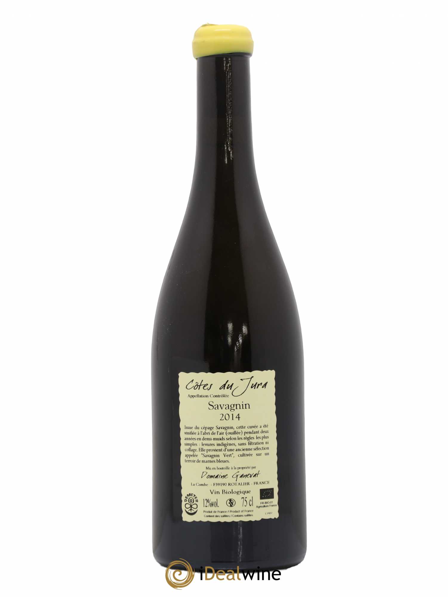 Côtes du Jura Les Chalasses Marnes Bleues Jean-François Ganevat (Domaine) 2014 - Lot de 1 bouteille - 1
