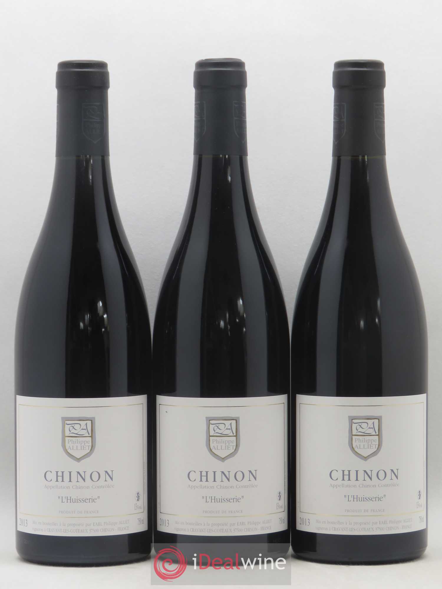 Chinon L'Huisserie Philippe Alliet 2013 - Lot de 3 bouteilles - 0