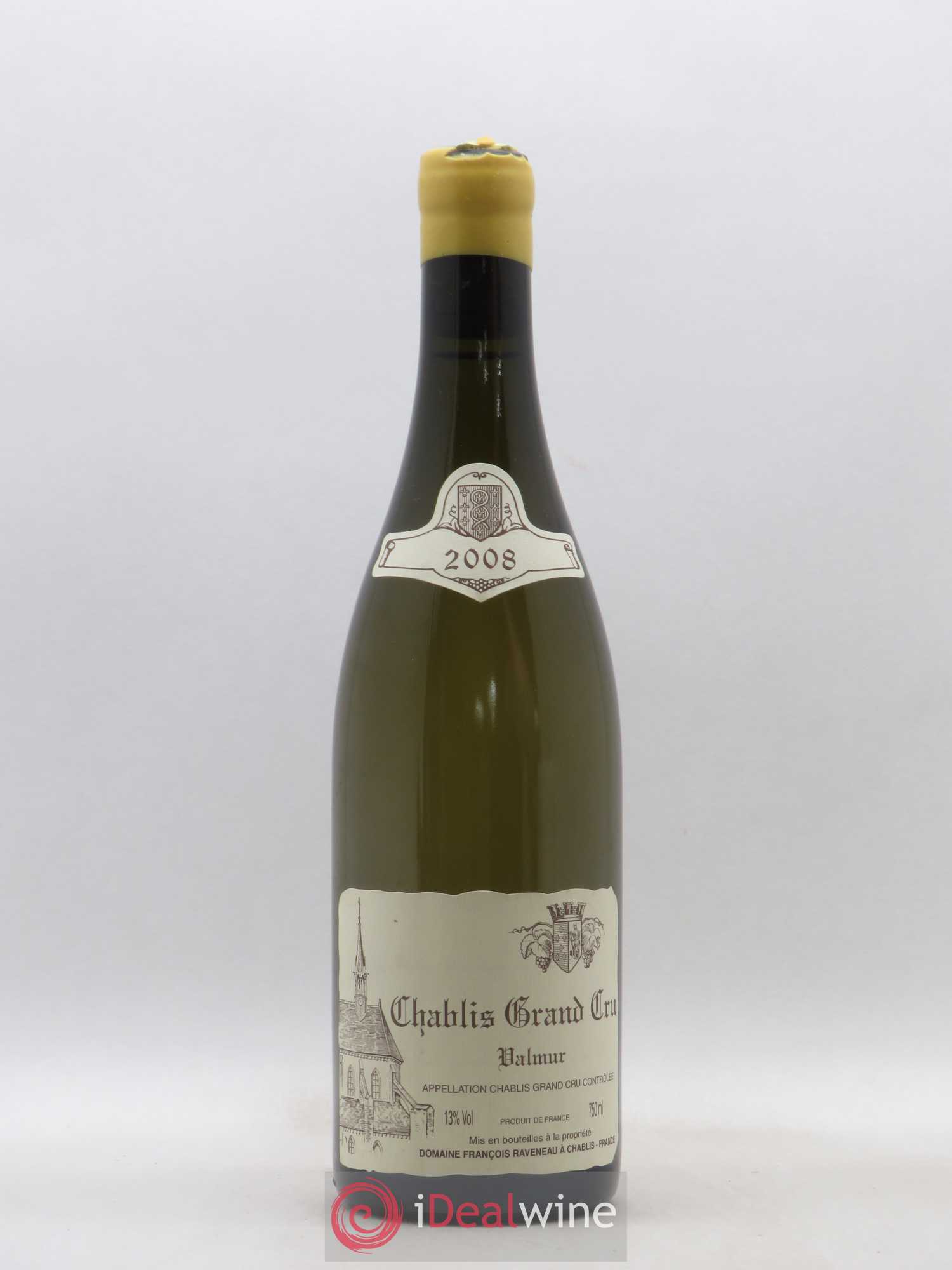Chablis Grand Cru Valmur Raveneau (Domaine) 2008 - Lot de 1 bouteille - 0