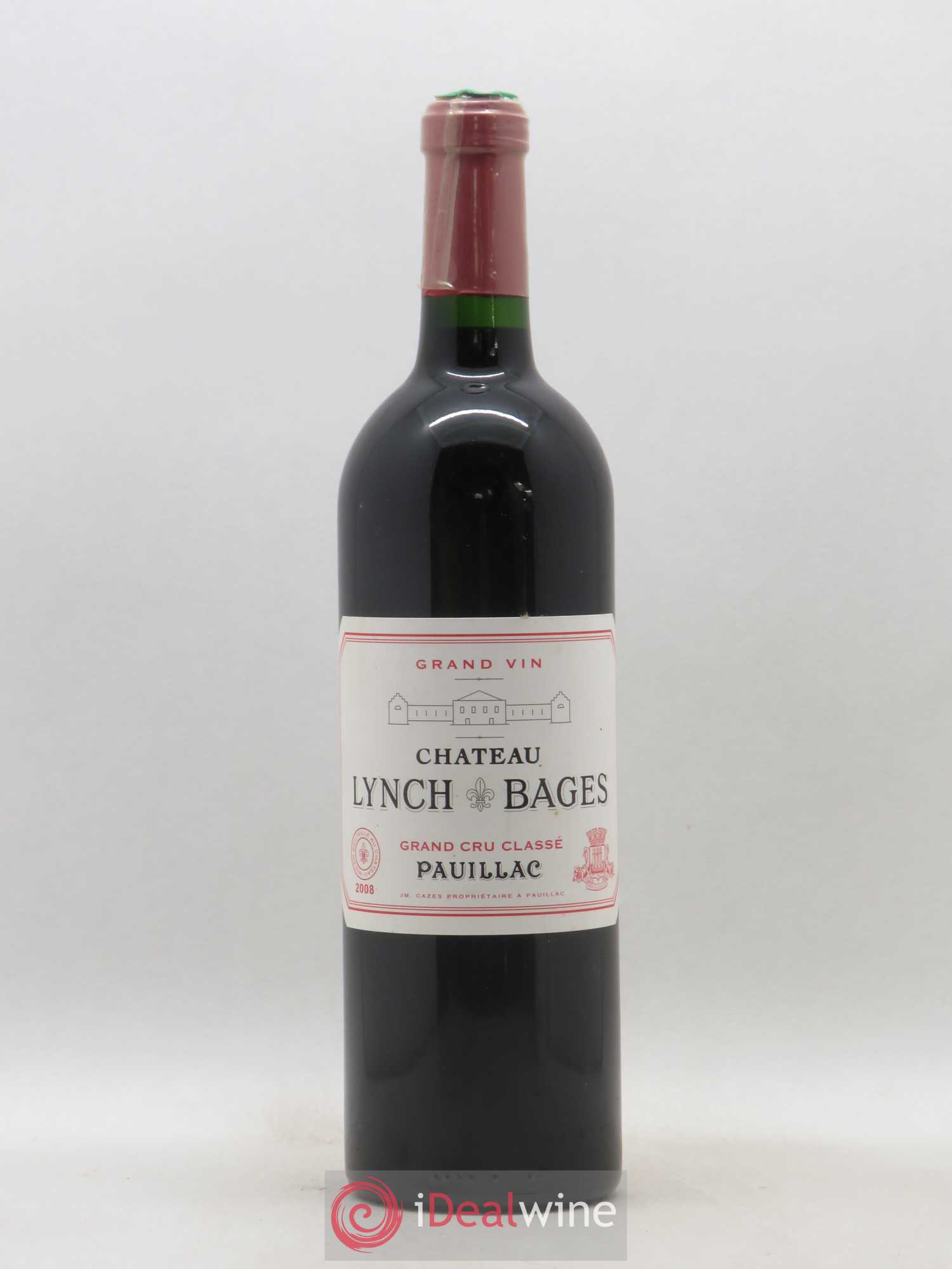 Château Lynch Bages 5ème Grand Cru Classé 2008 - Lot de 1 bouteille - 0